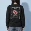 "Pink Hibiscus Flowers" Heavy Blend Unisex Crewneck Sweatshirt | Gildan 18000