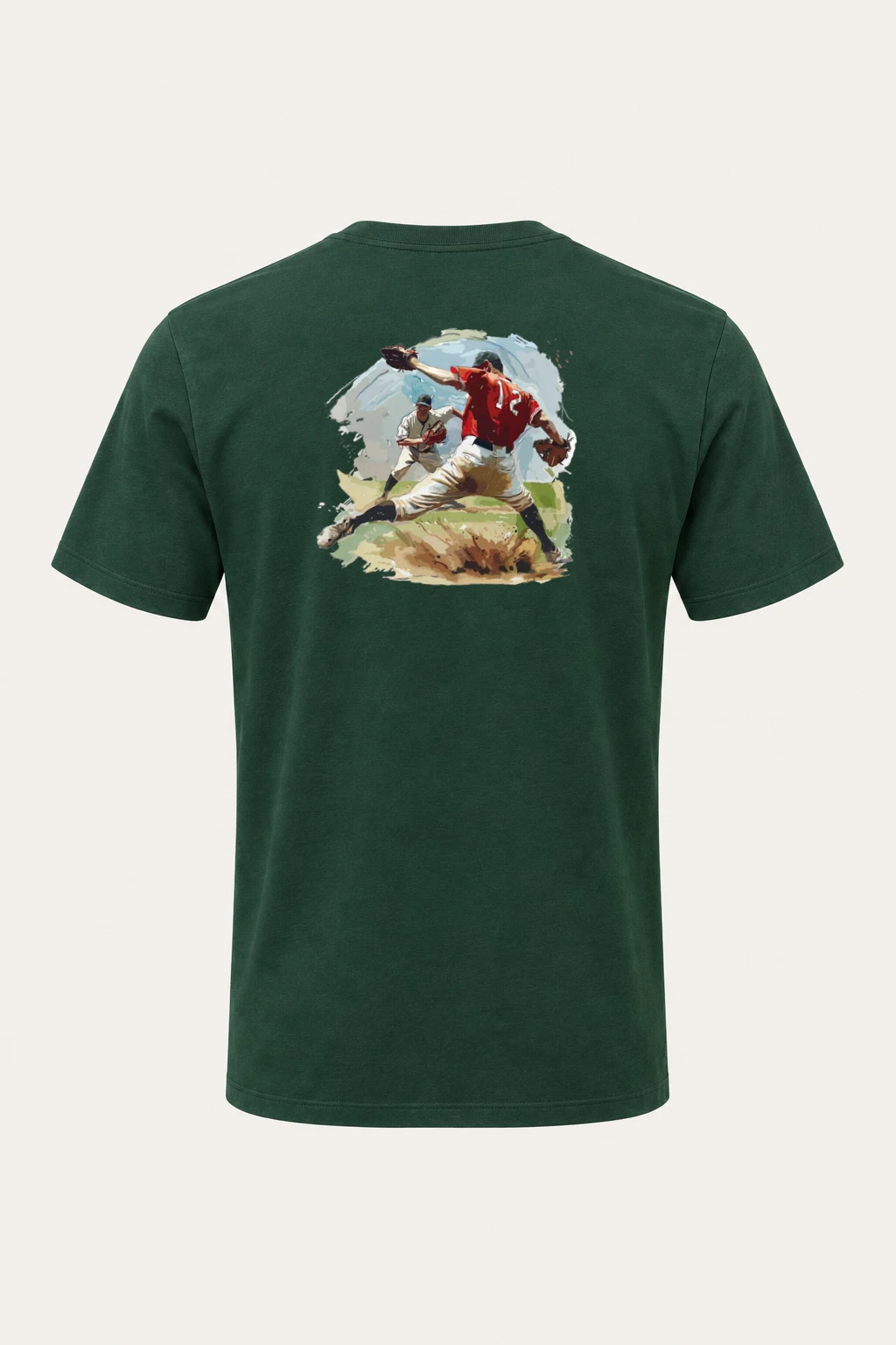 "Pitcher in Motion" Heavyweight Unisex Crewneck T-shirt | Gildan 5000