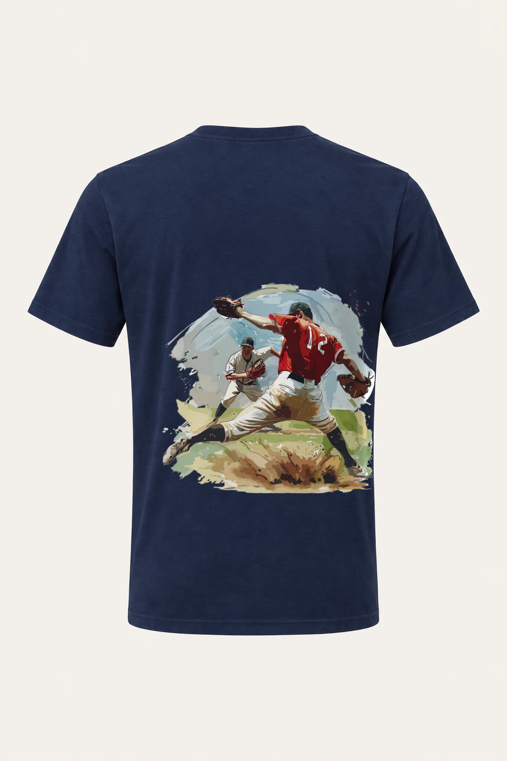 "Pitcher in Motion" Heavyweight Unisex Crewneck T-shirt | Gildan 5000
