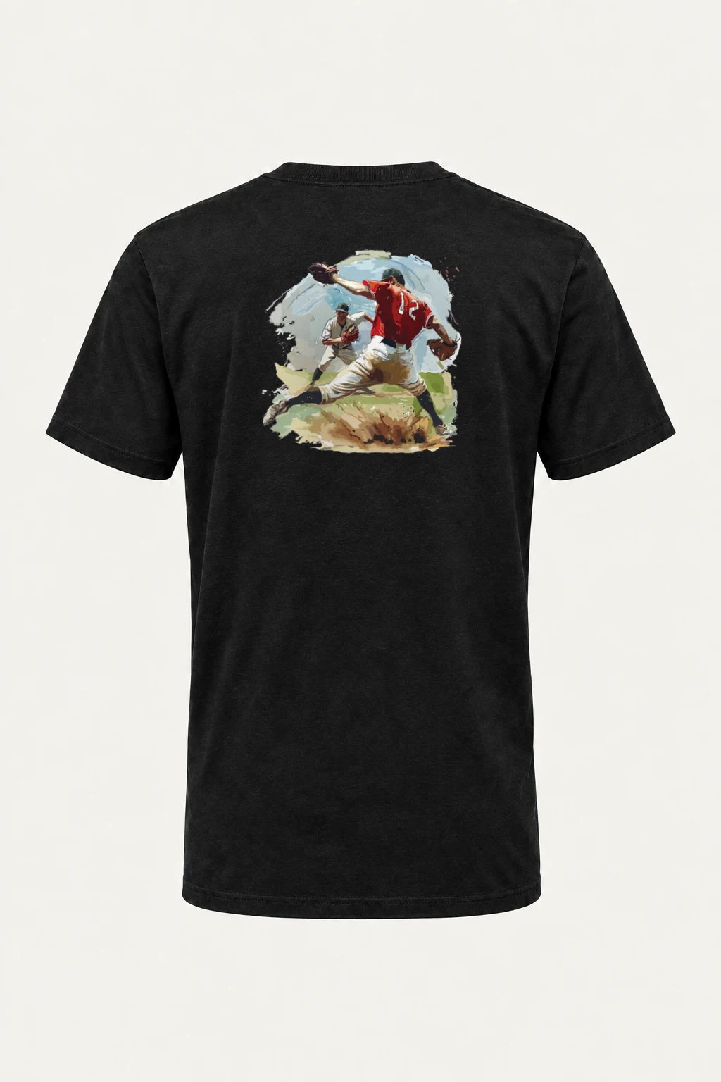 "Pitcher in Motion" Heavyweight Unisex Crewneck T-shirt | Gildan 5000