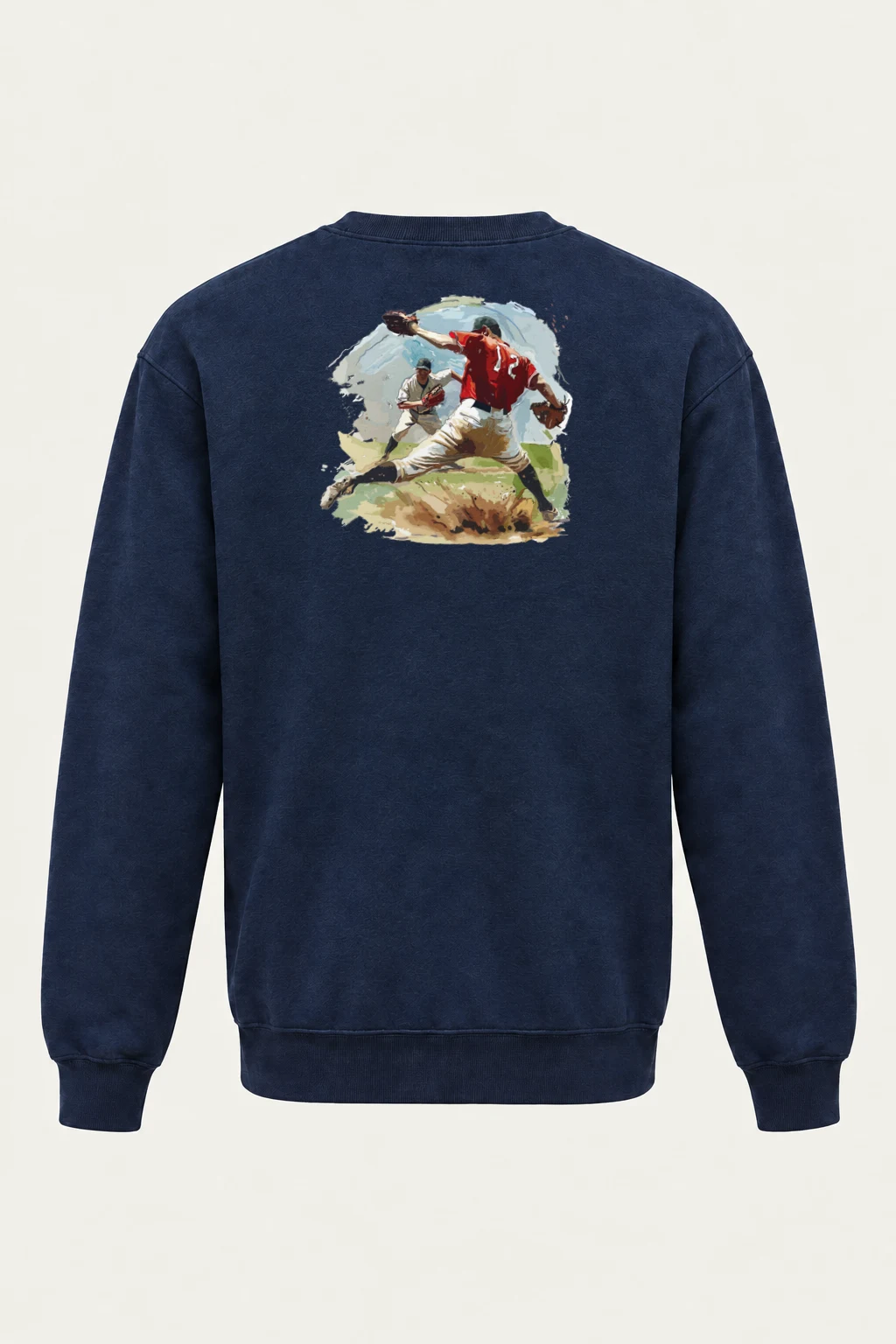 "Pitcher No. 27" Heavy Blend Unisex Crewneck Sweatshirt | Gildan 18000