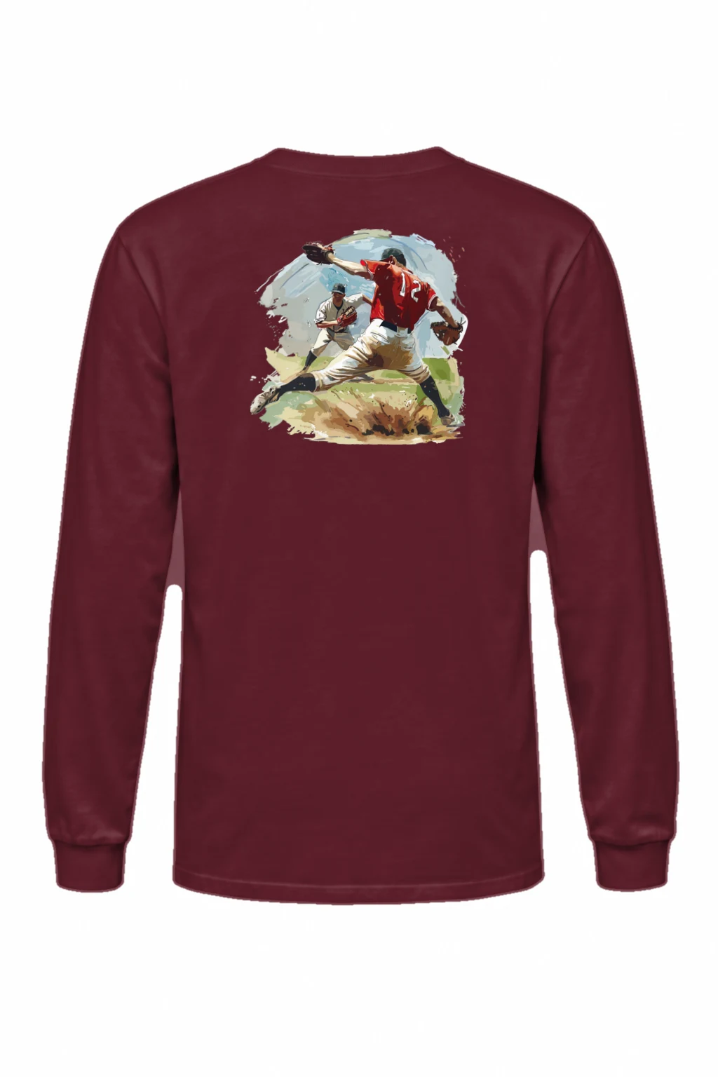 "Pitcher's 27" Unisex Longsleeve T-shirt | Gildan 2400