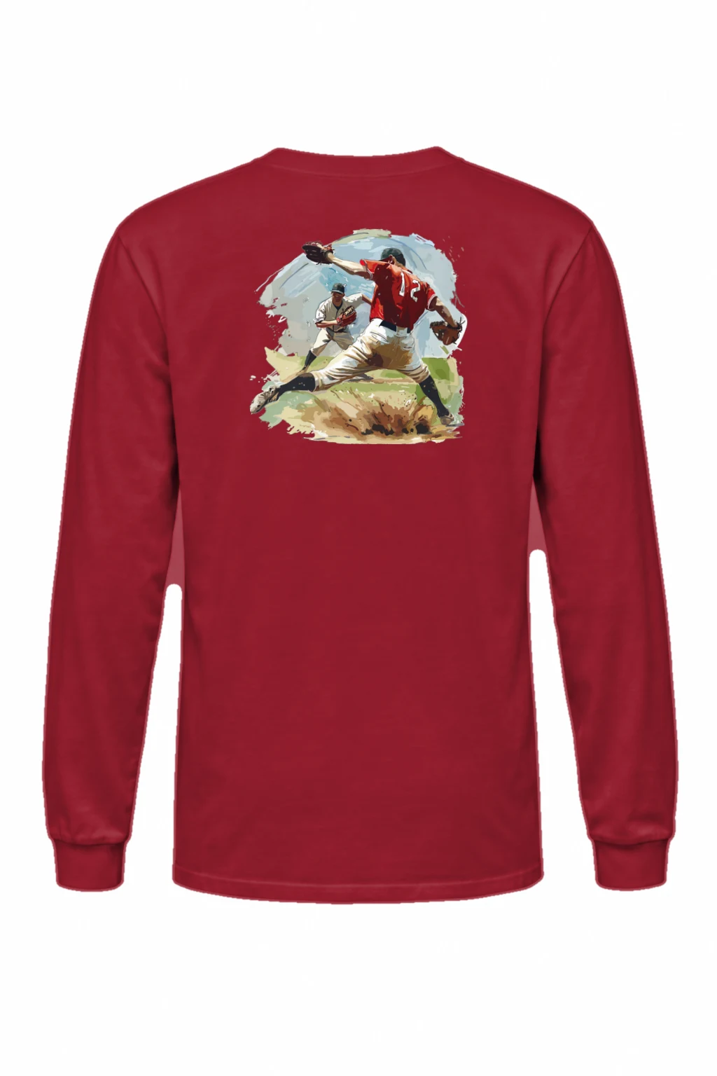 "Pitcher's 27" Unisex Longsleeve T-shirt | Gildan 2400