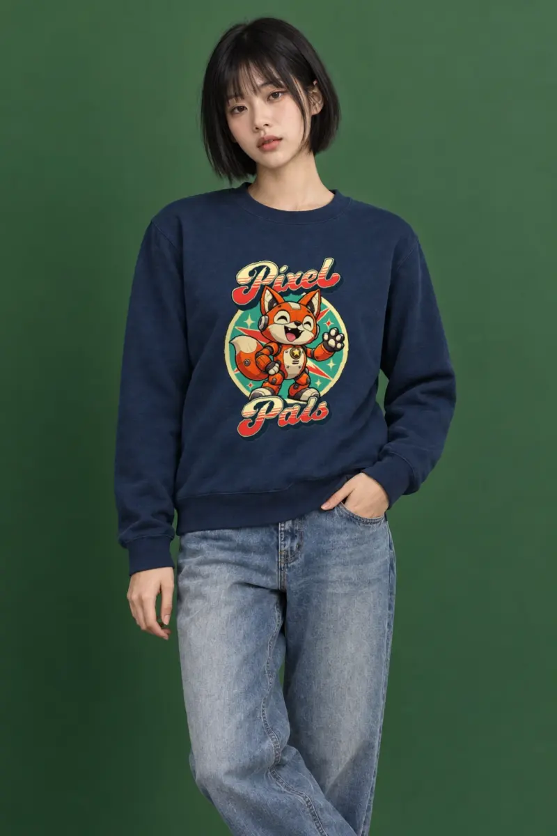 "Pixel Pals" Heavy Blend Unisex Crewneck Sweatshirt