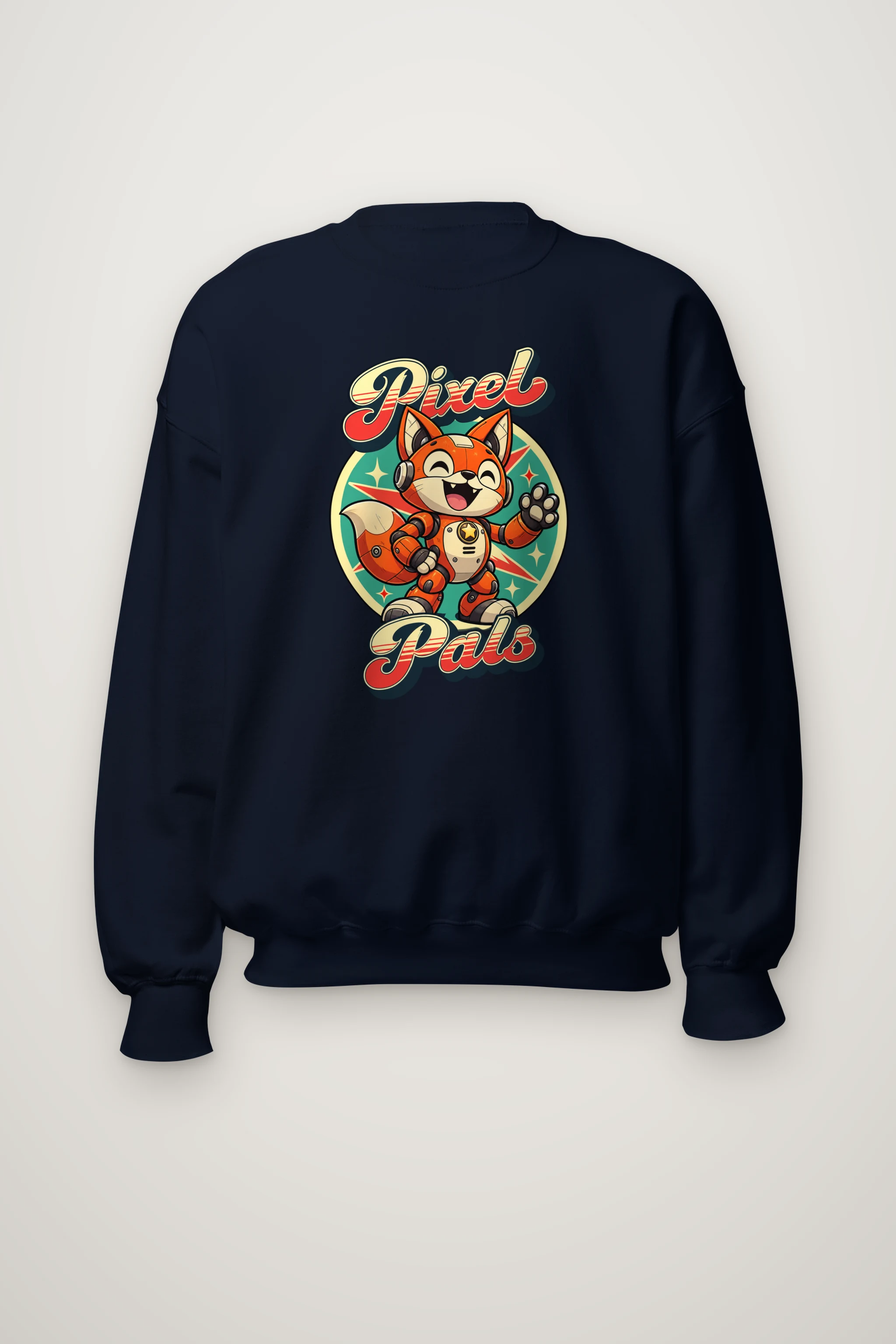 "Pixel Pals" Heavy Blend Unisex Crewneck Sweatshirt