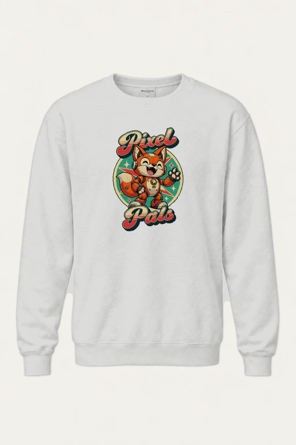 "Pixel Pals" Heavy Blend Unisex Crewneck Sweatshirt | Gildan 18000