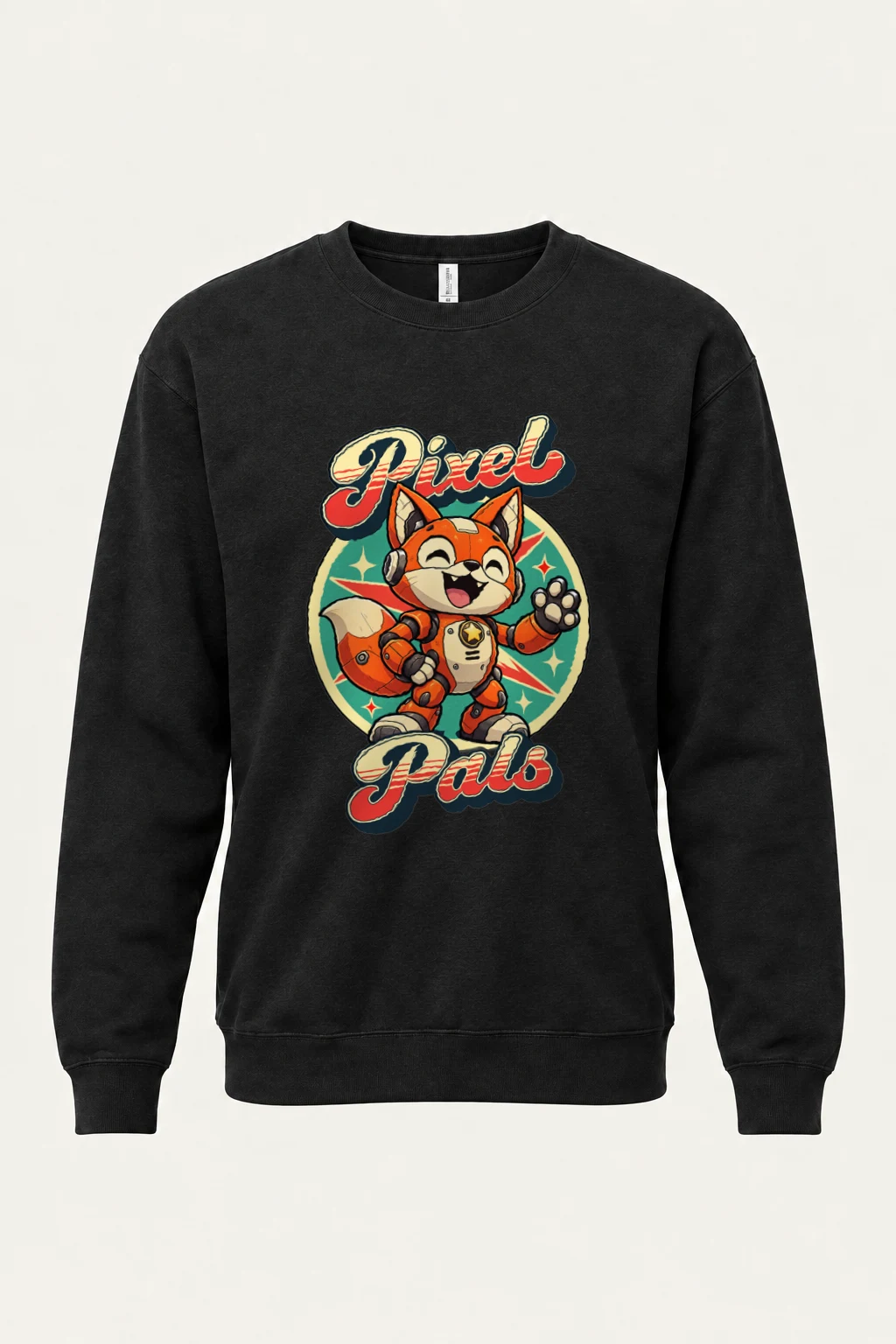 "Pixel Pals" Heavy Blend Unisex Crewneck Sweatshirt | Gildan 18000
