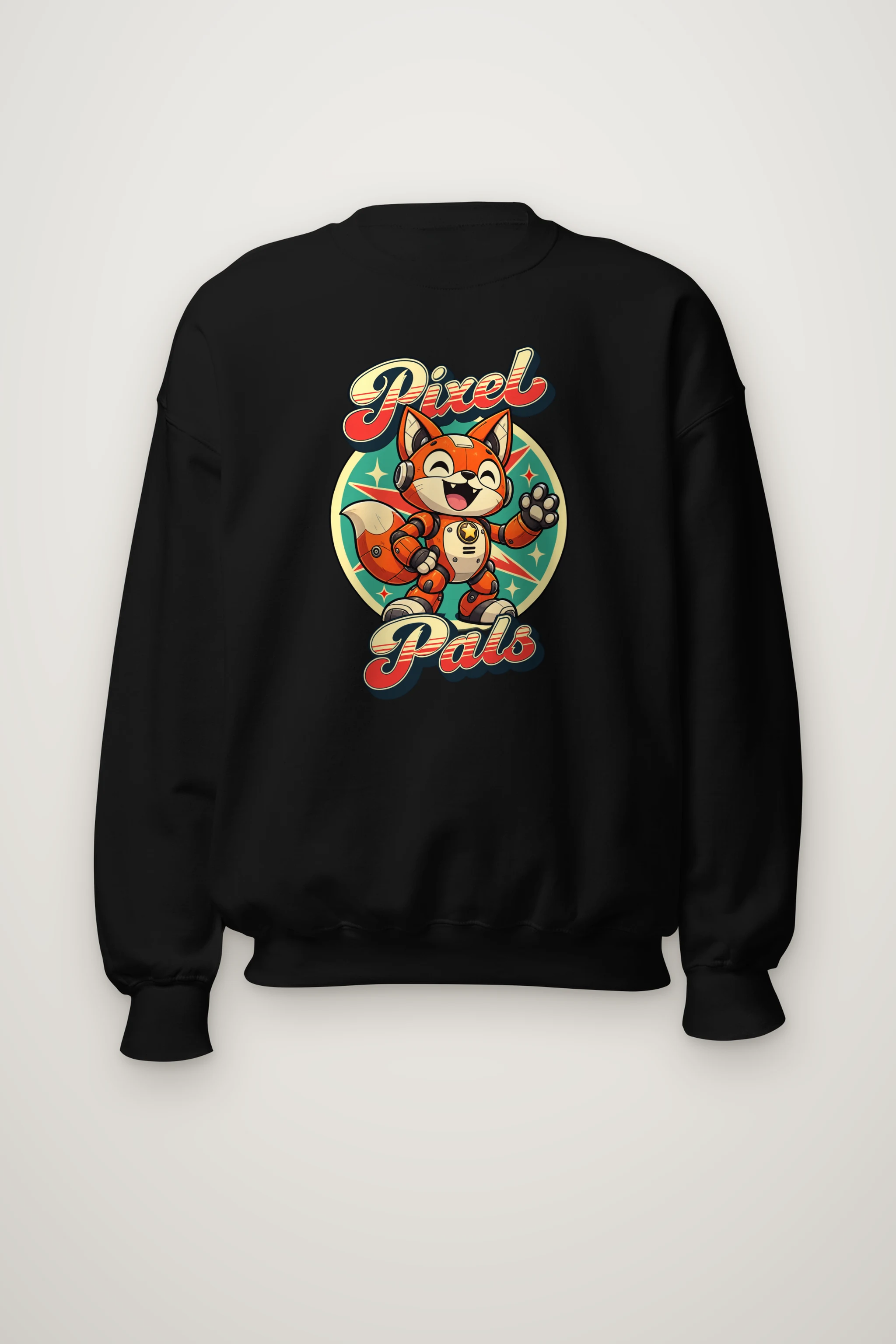 "Pixel Pals" Heavy Blend Unisex Crewneck Sweatshirt