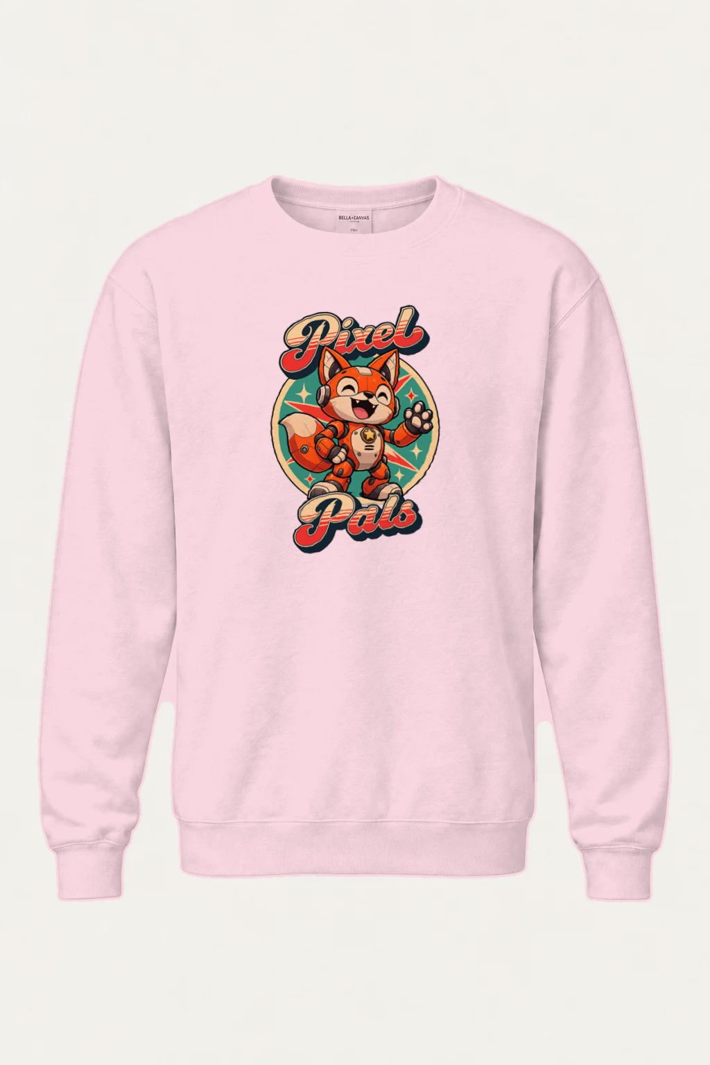 "Pixel Pals" Heavy Blend Unisex Crewneck Sweatshirt | Gildan 18000