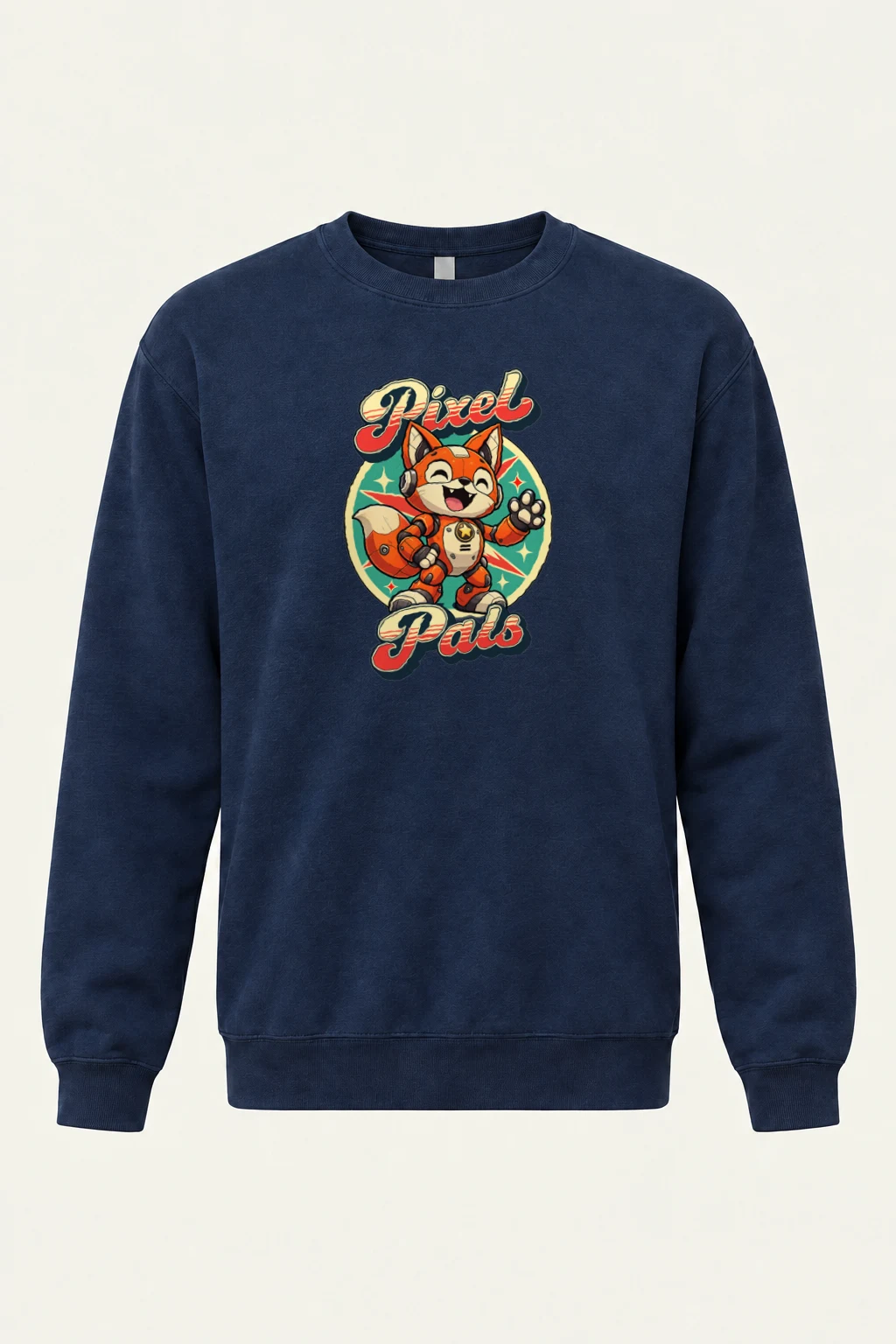 "Pixel Pals" Heavy Blend Unisex Crewneck Sweatshirt | Gildan 18000