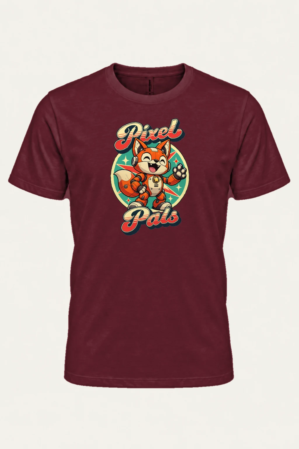 "Pixel Pals" Heavyweight Unisex Crewneck T-shirt | Gildan 5000