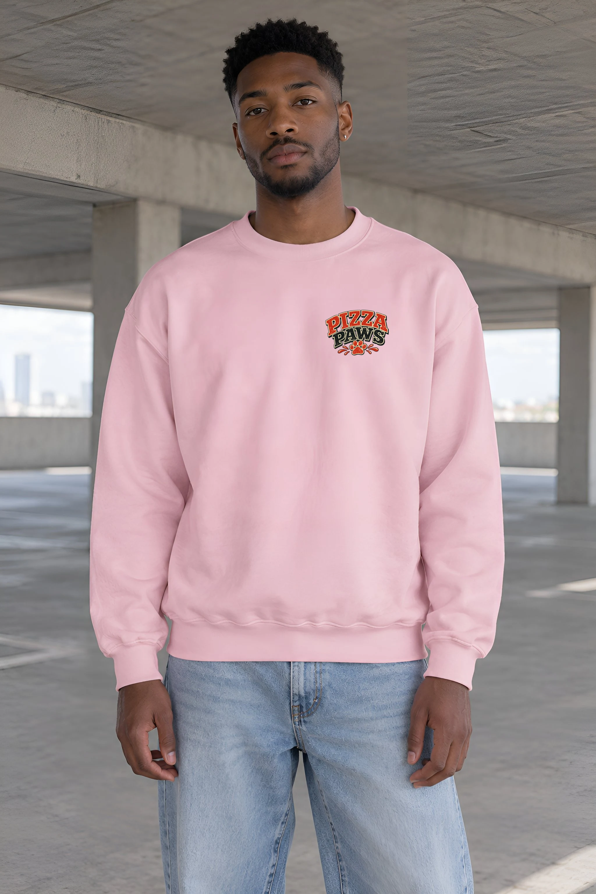 "Pizza Paws" 1 Crewneck Sweatshirt