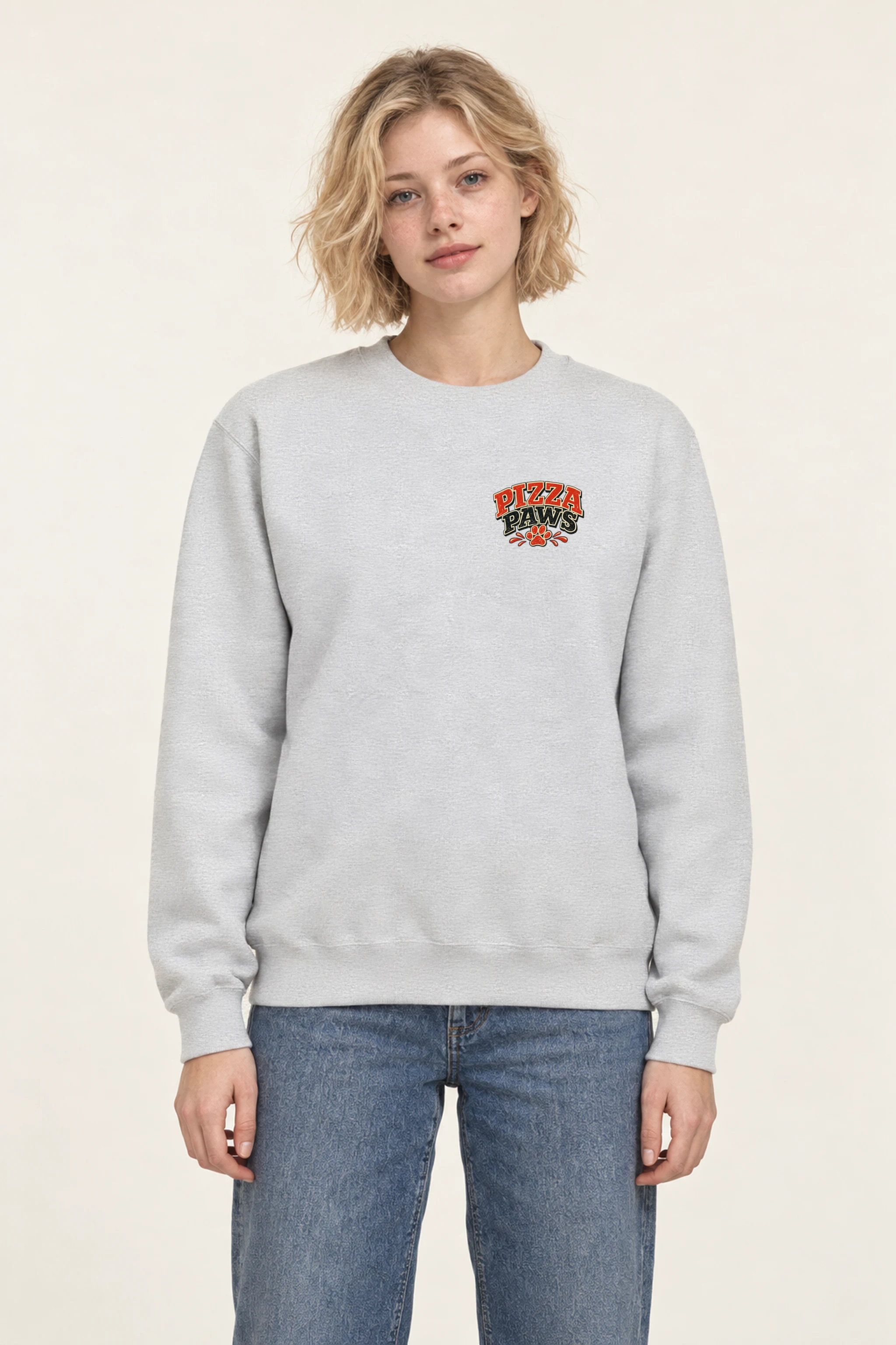 "Pizza Paws" 1 Crewneck Sweatshirt