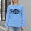 "Planetary Ring Typography" Unisex Longsleeve T-shirt | Gildan 2400
