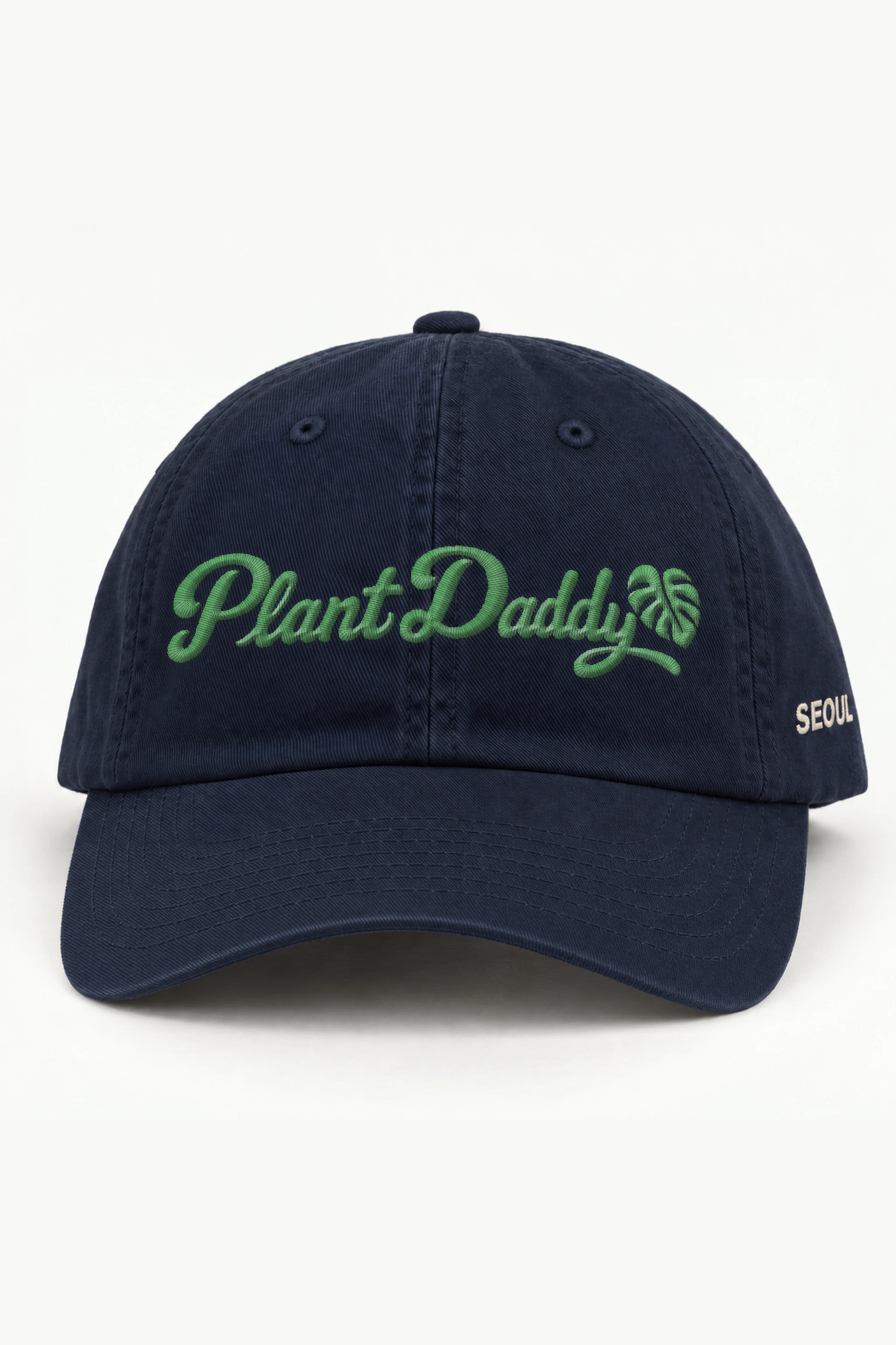 "Plant Daddy" Classic Dad Hat · Embroidered — navy/cap-front