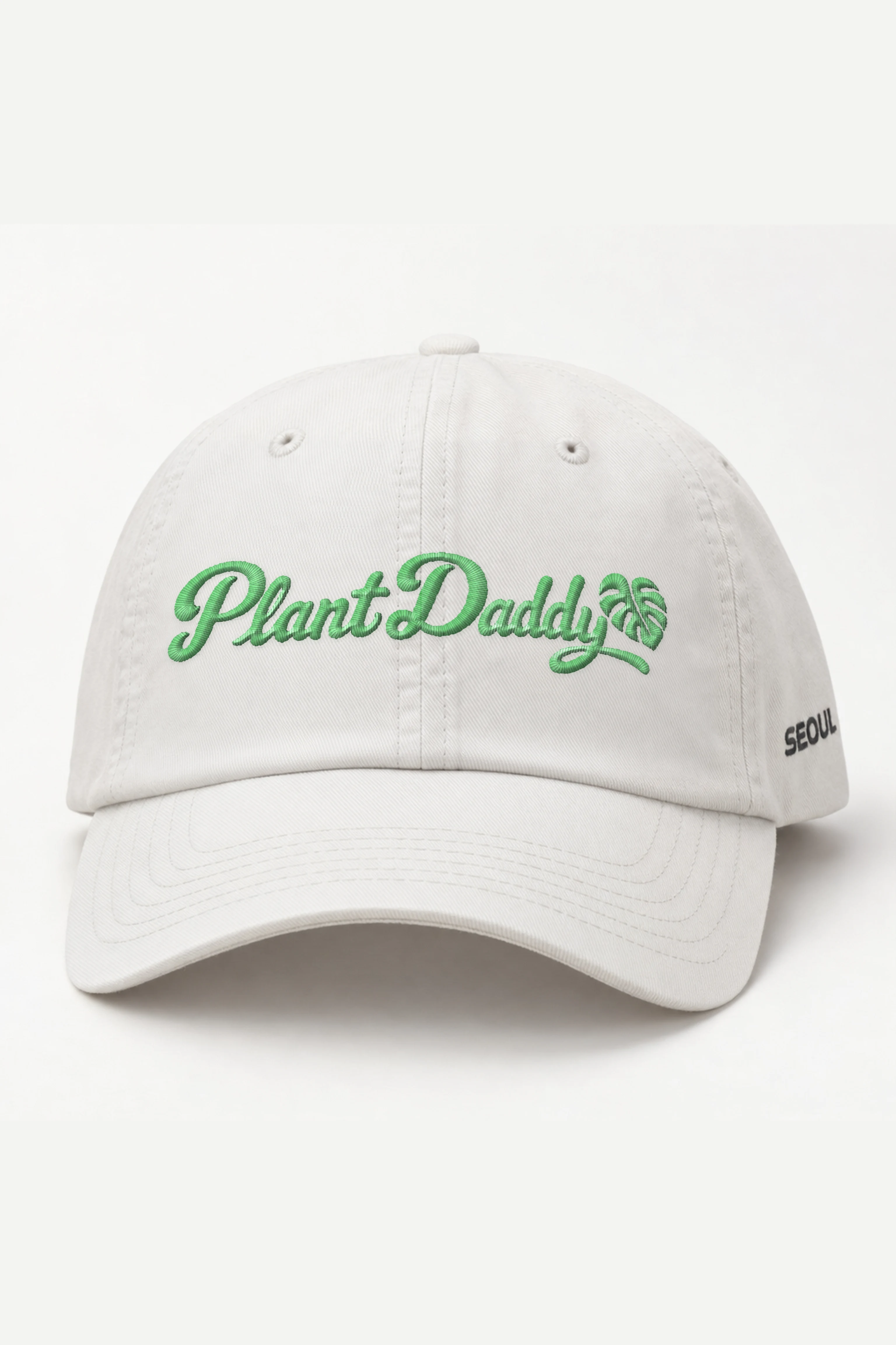 "Plant Daddy" Classic Dad Hat · Embroidered — white/cap-front