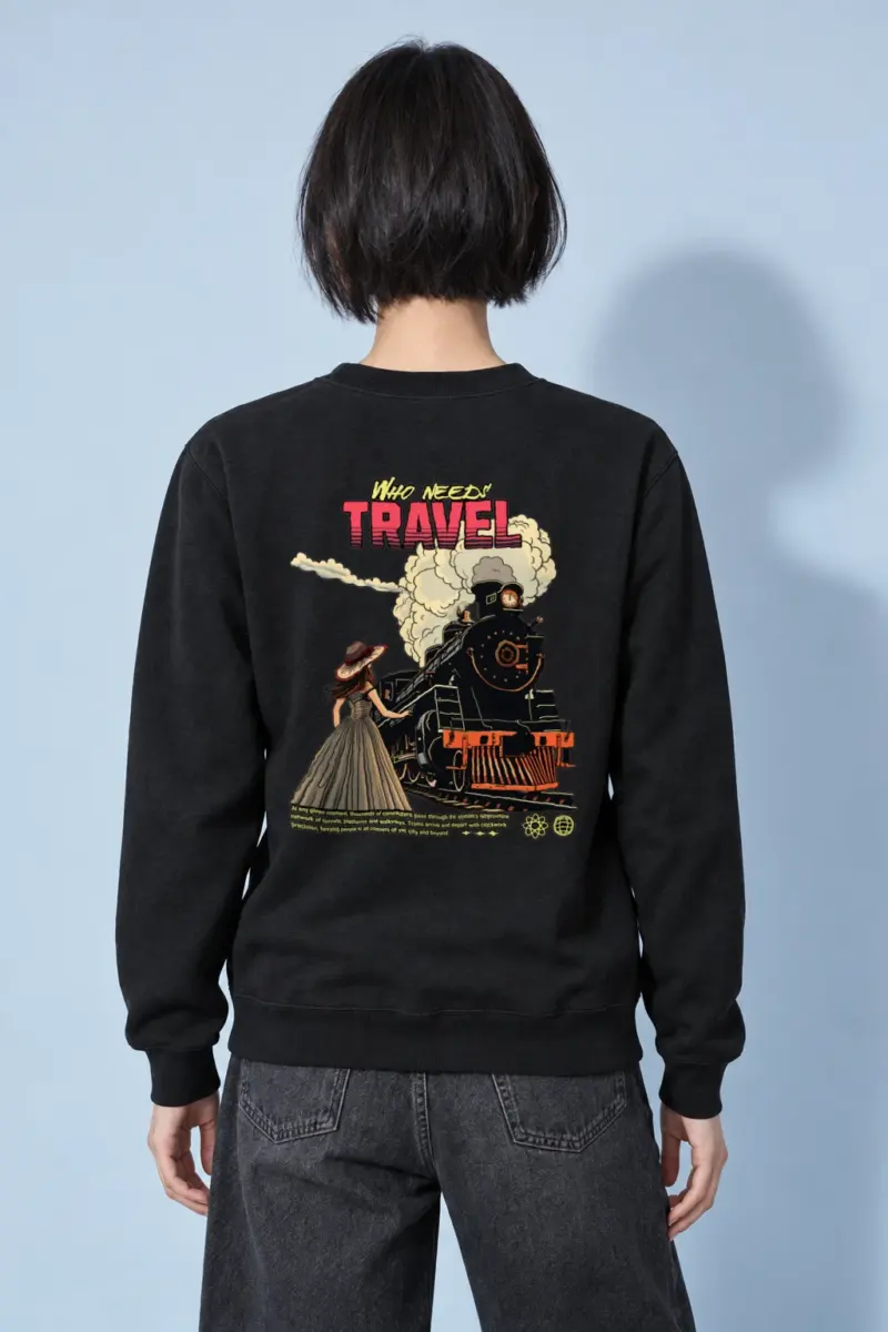 "Platform Reverie" Heavy Blend Unisex Crewneck Sweatshirt