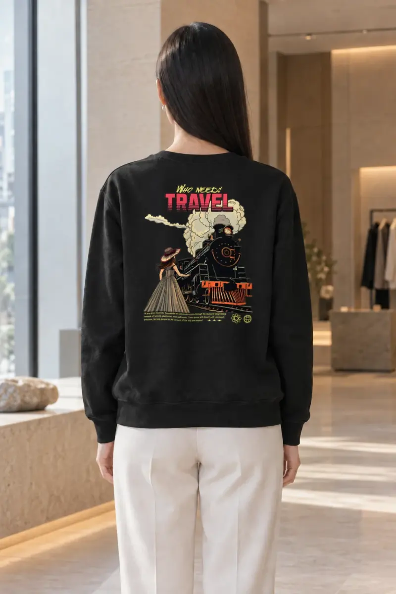 "Platform Reverie" Heavy Blend Unisex Crewneck Sweatshirt | Gildan 18000