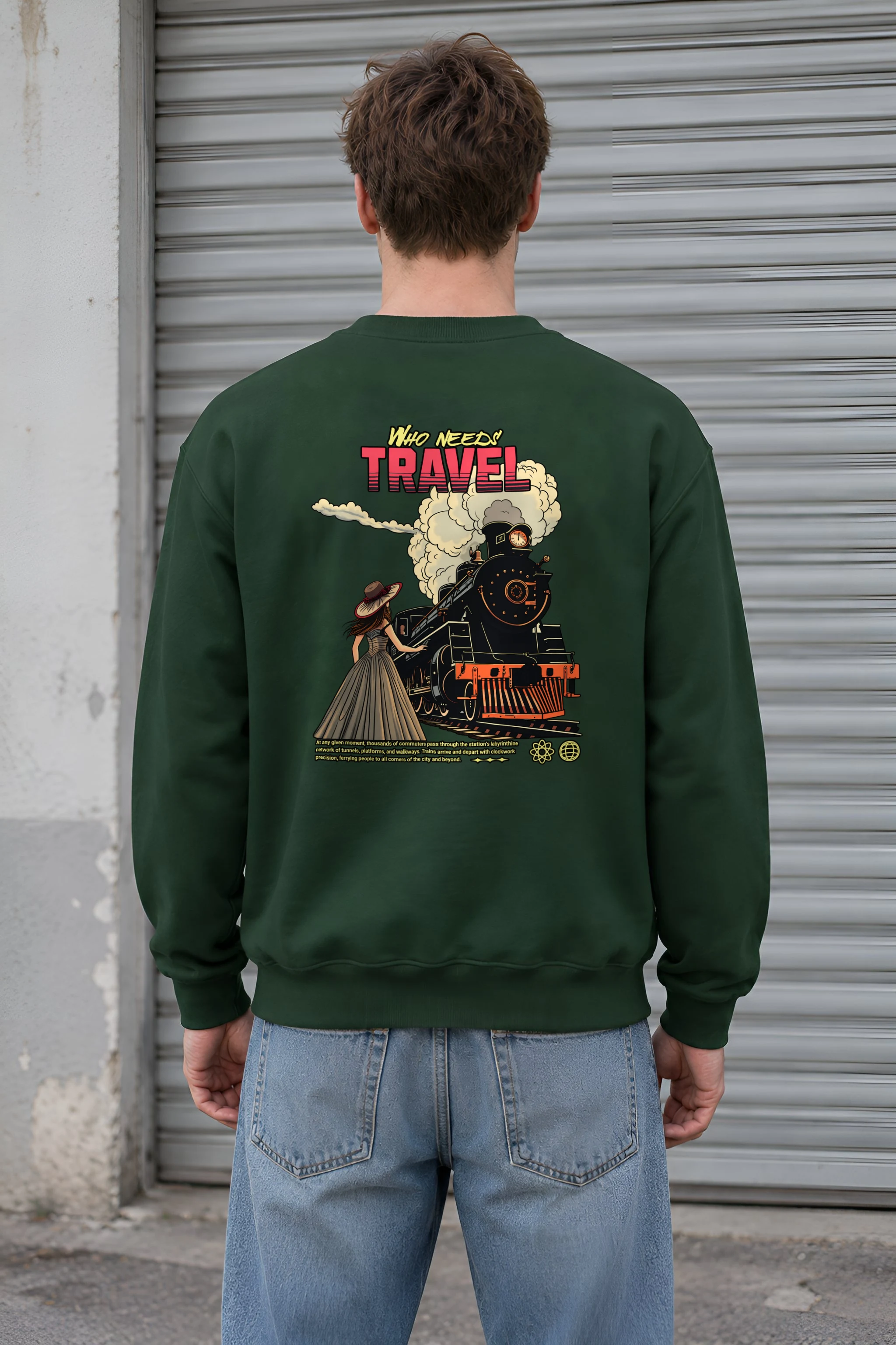 "Platform Reverie" 1 Crewneck Sweatshirt