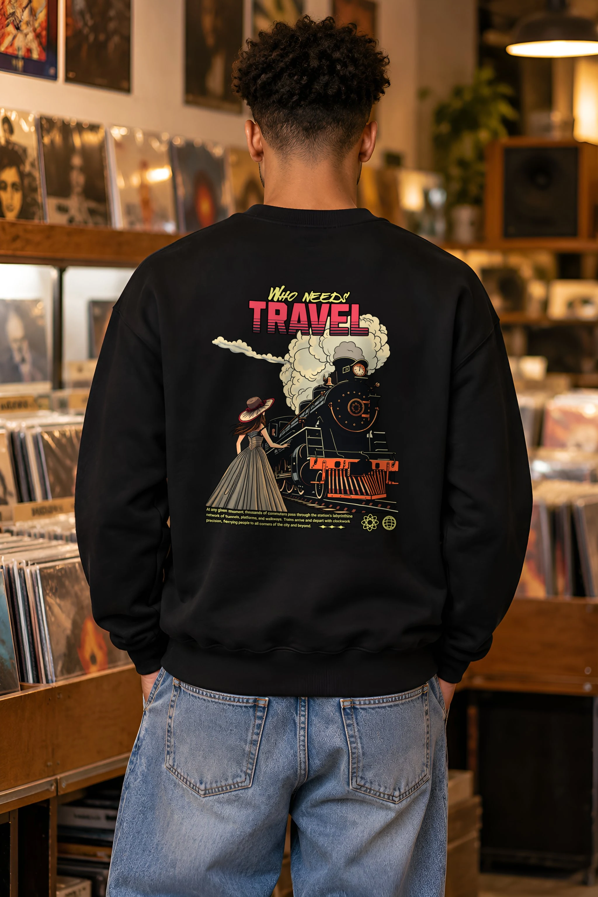 "Platform Reverie" 1 Crewneck Sweatshirt