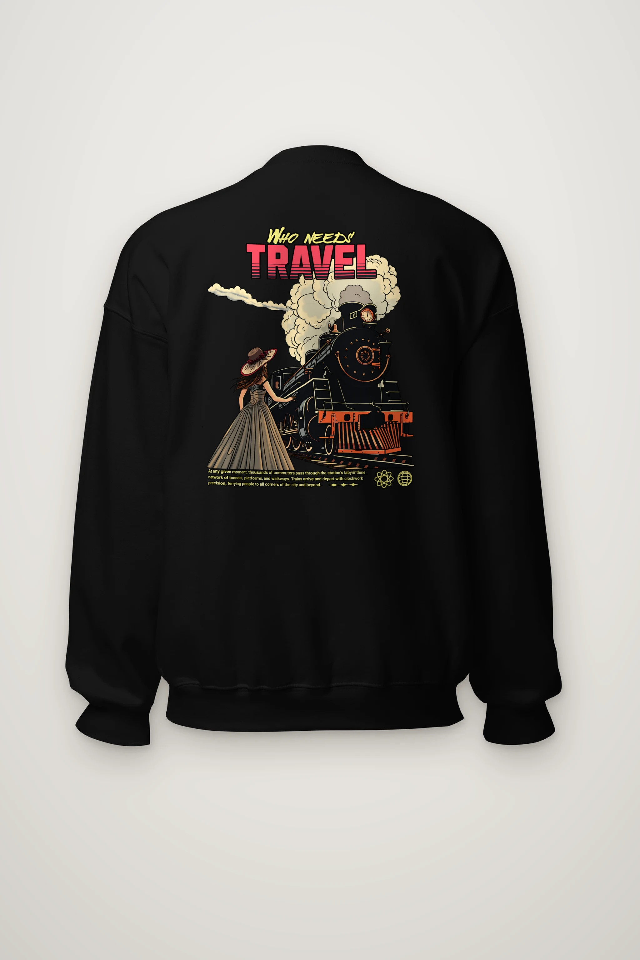 "Platform Reverie" Heavy Blend Unisex Crewneck Sweatshirt