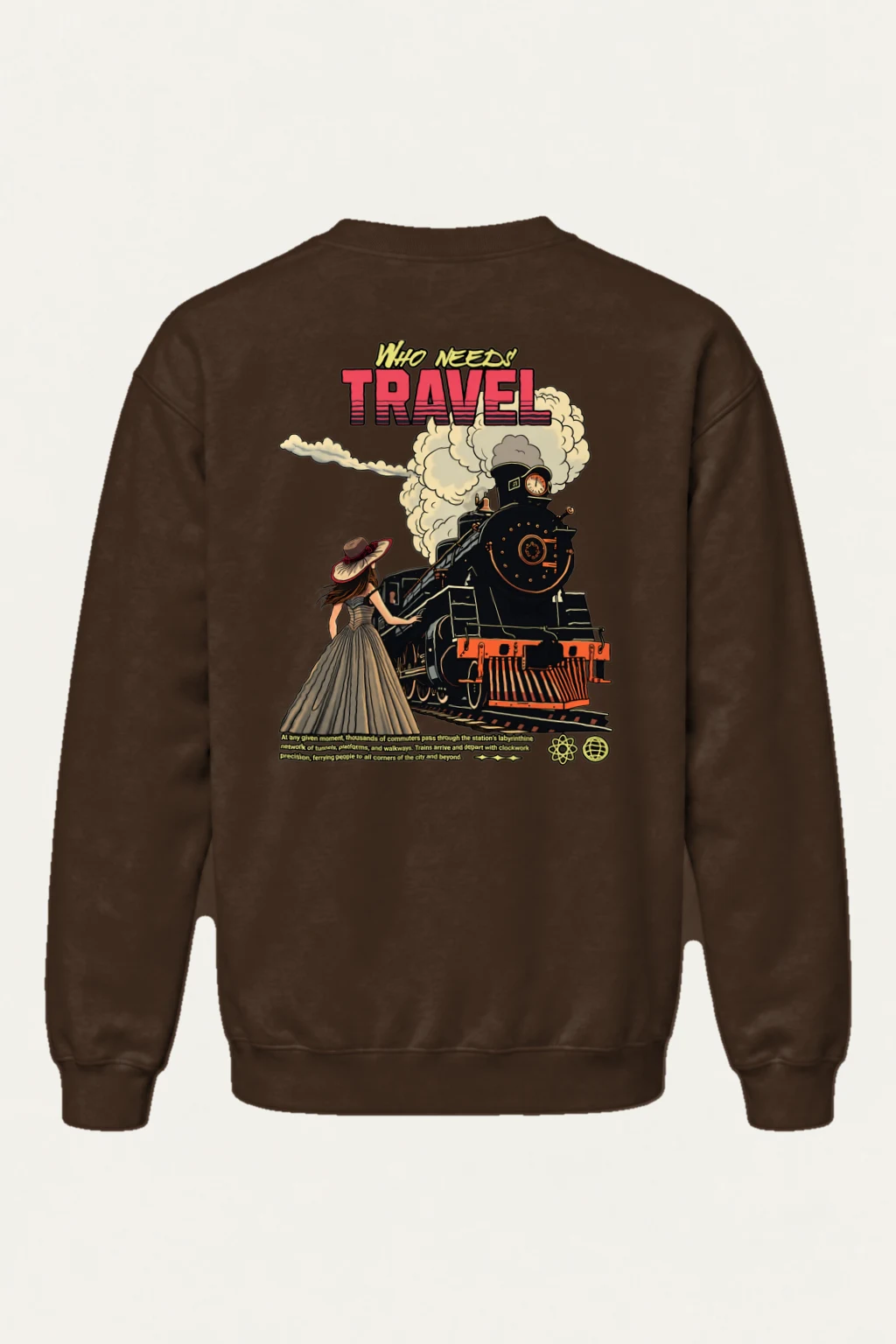 "Platform Reverie" Heavy Blend Unisex Crewneck Sweatshirt | Gildan 18000
