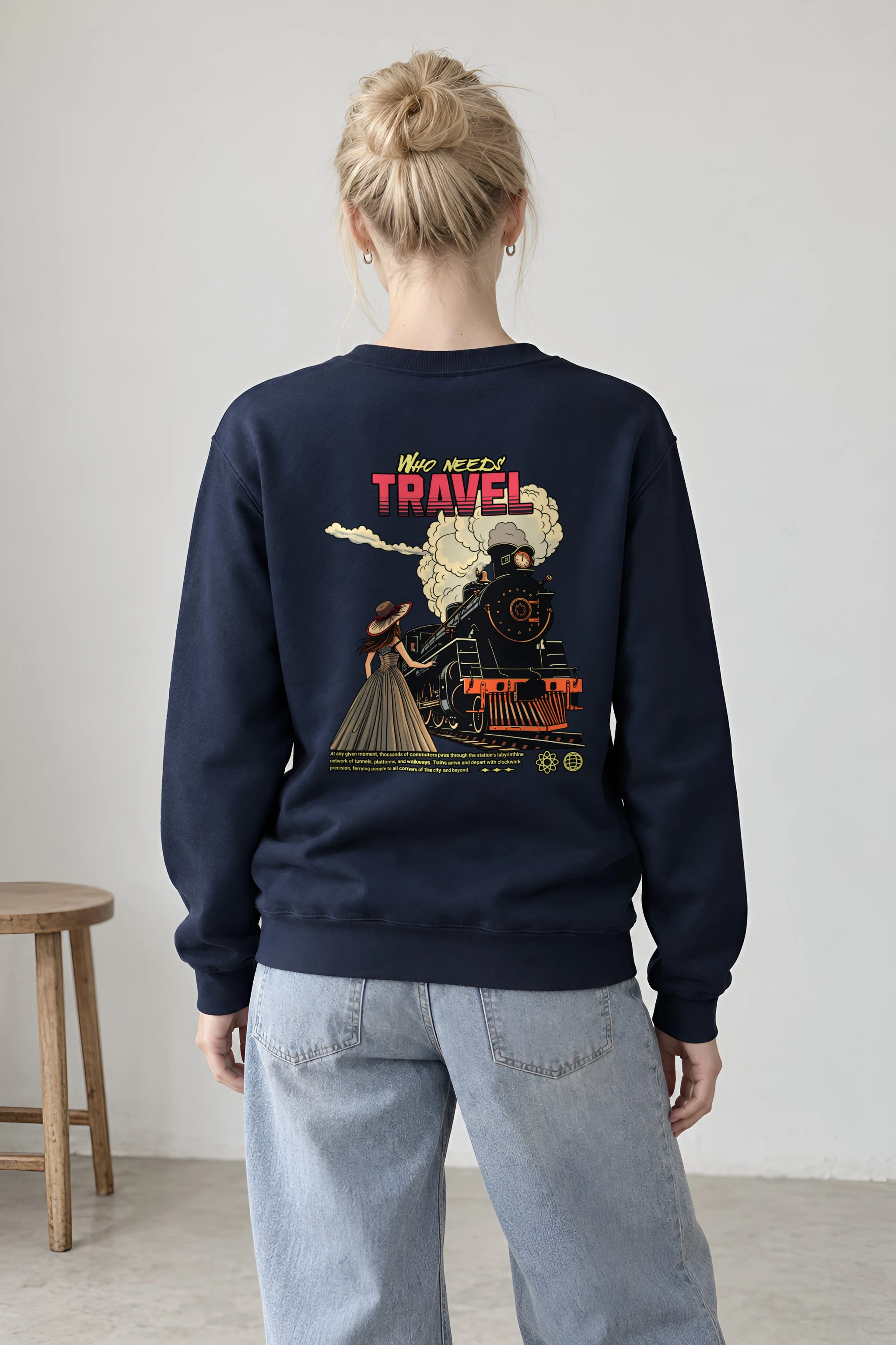"Platform Reverie" 1 Crewneck Sweatshirt