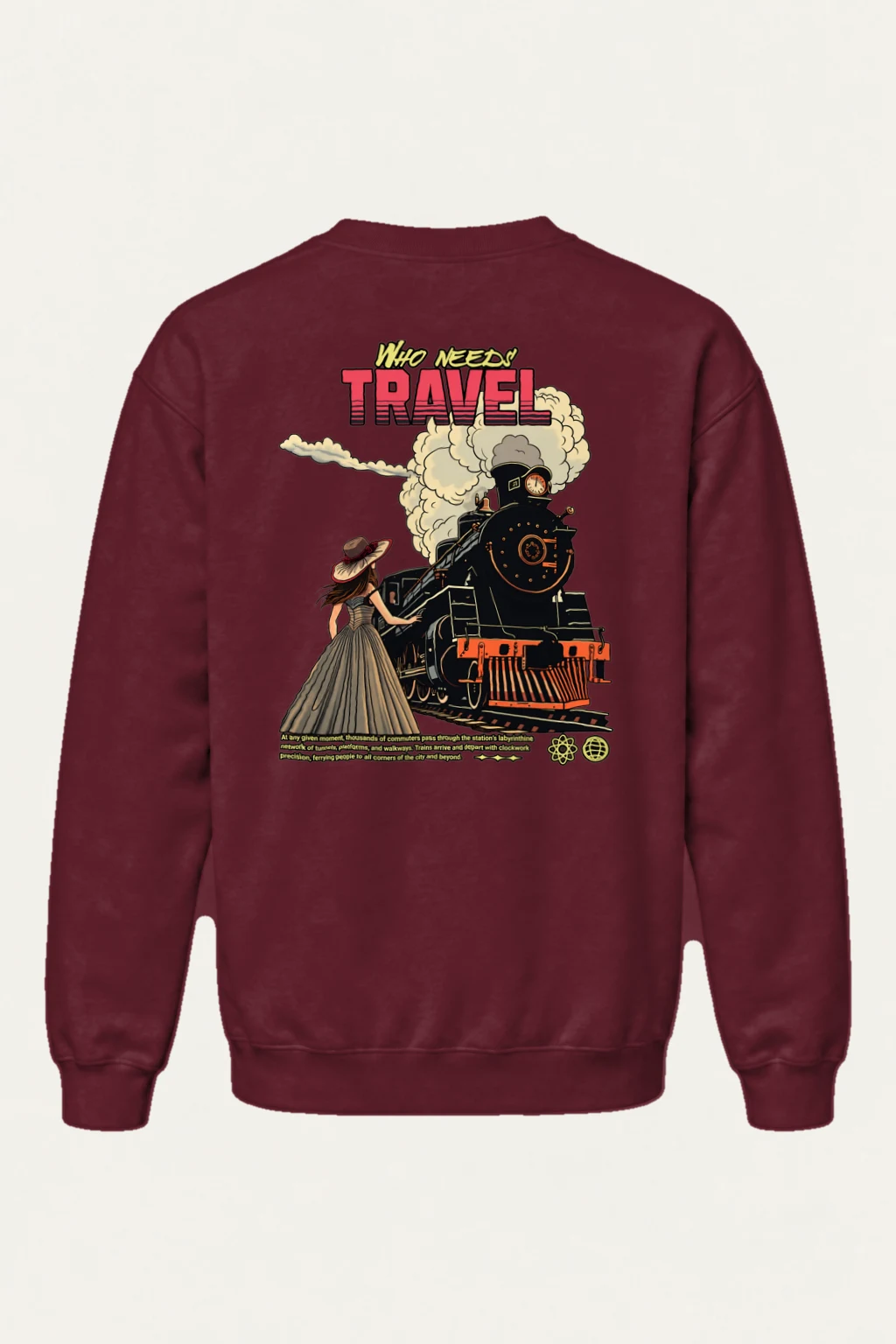 "Platform Reverie" Heavy Blend Unisex Crewneck Sweatshirt | Gildan 18000