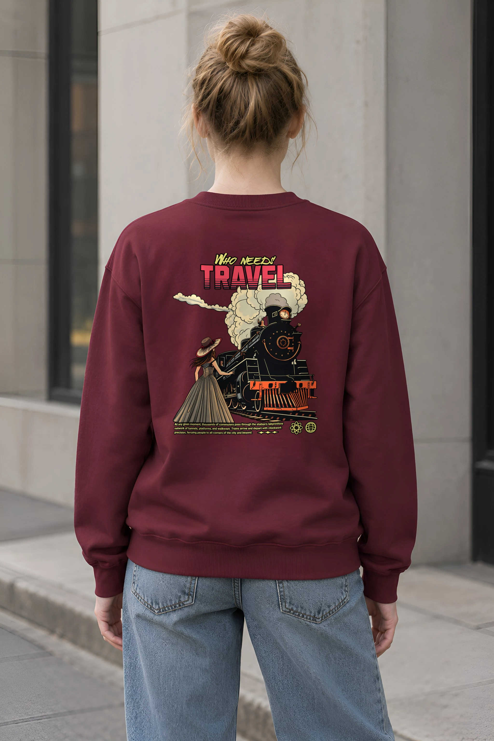 "Platform Reverie" 1 Crewneck Sweatshirt