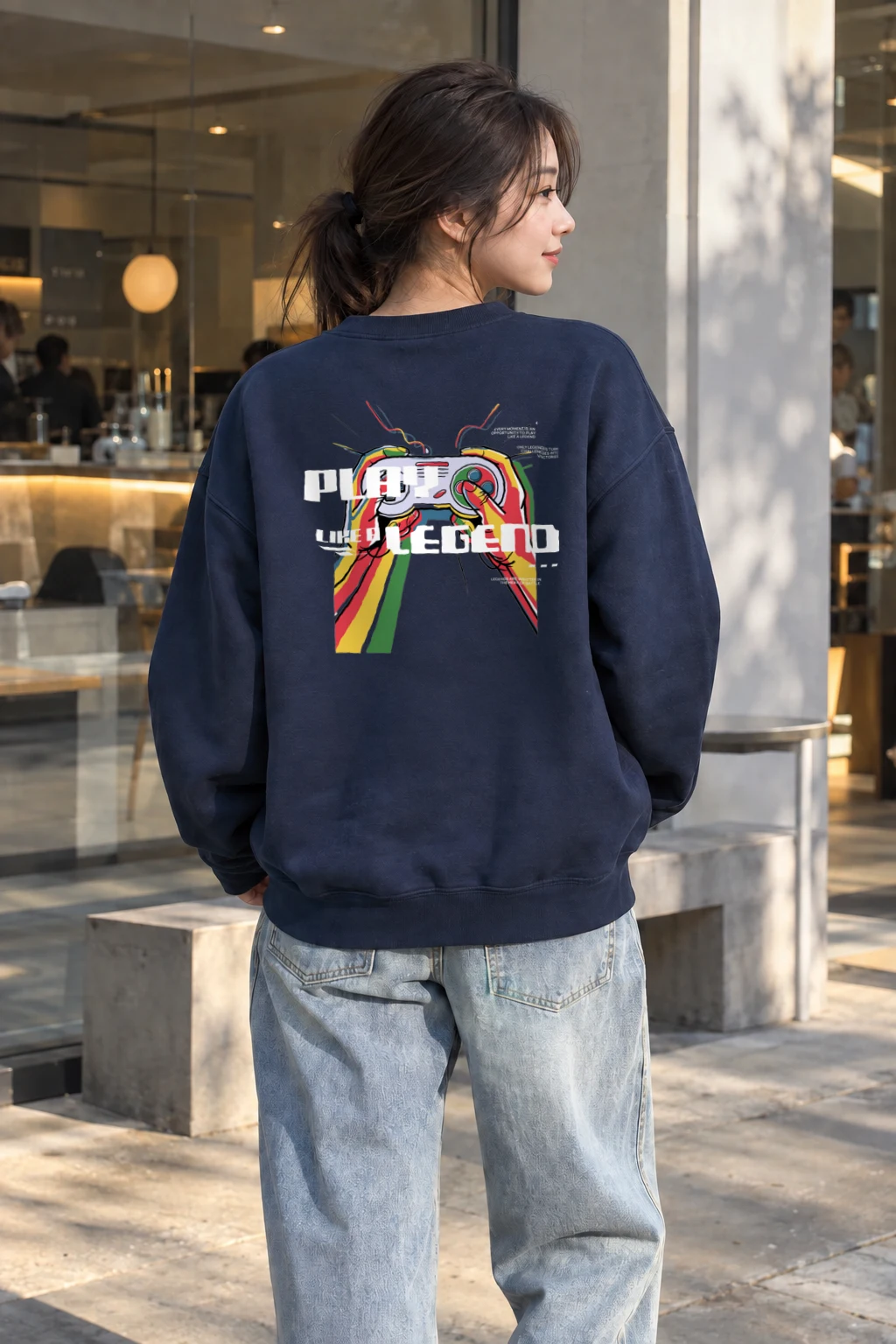 "Play Keep Your Game" Heavy Blend Unisex Crewneck Sweatshirt | Gildan 18000