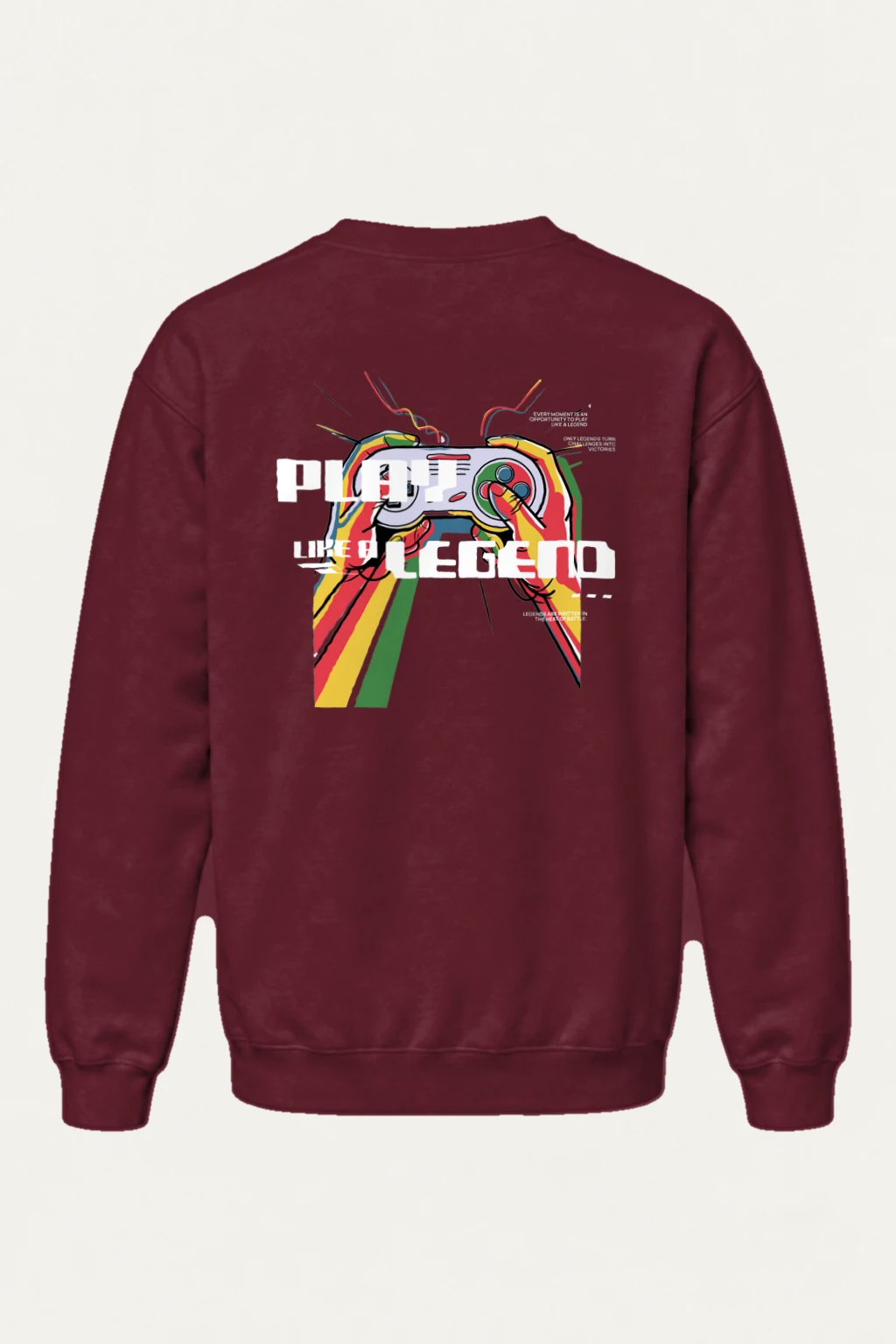 "Play Keep Your Game" Heavy Blend Unisex Crewneck Sweatshirt | Gildan 18000