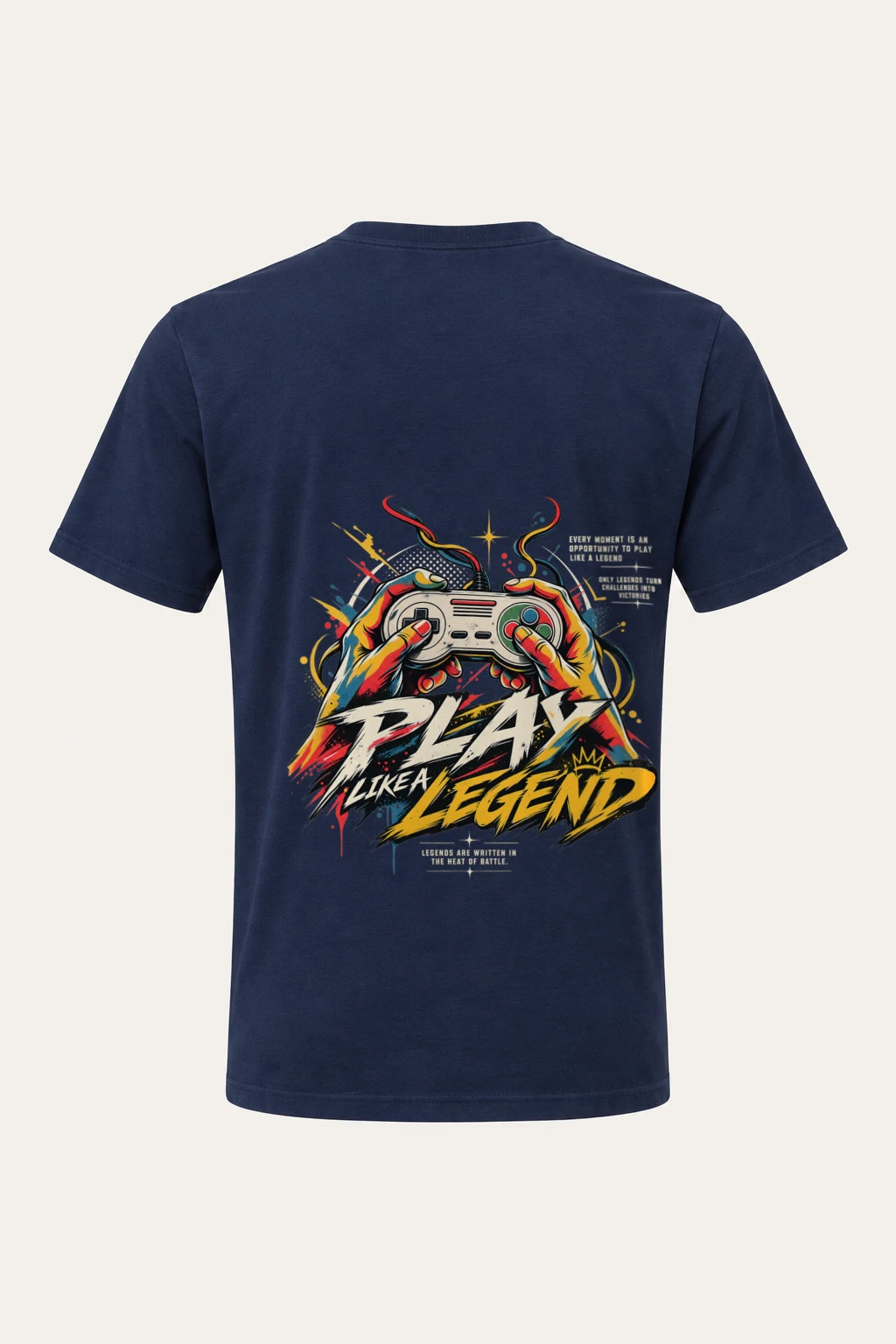 "Play Like A Legend" Heavyweight Unisex Crewneck T-shirt | Gildan 5000