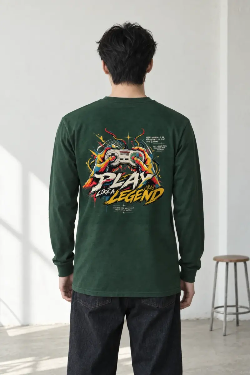 "Play Like a Legend" Unisex Longsleeve T-shirt