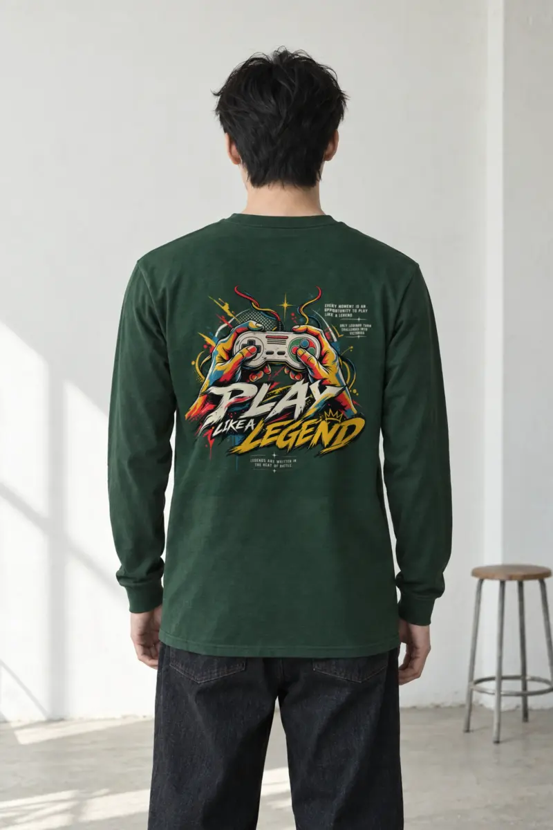 "Play Like a Legend" Unisex Longsleeve T-shirt
