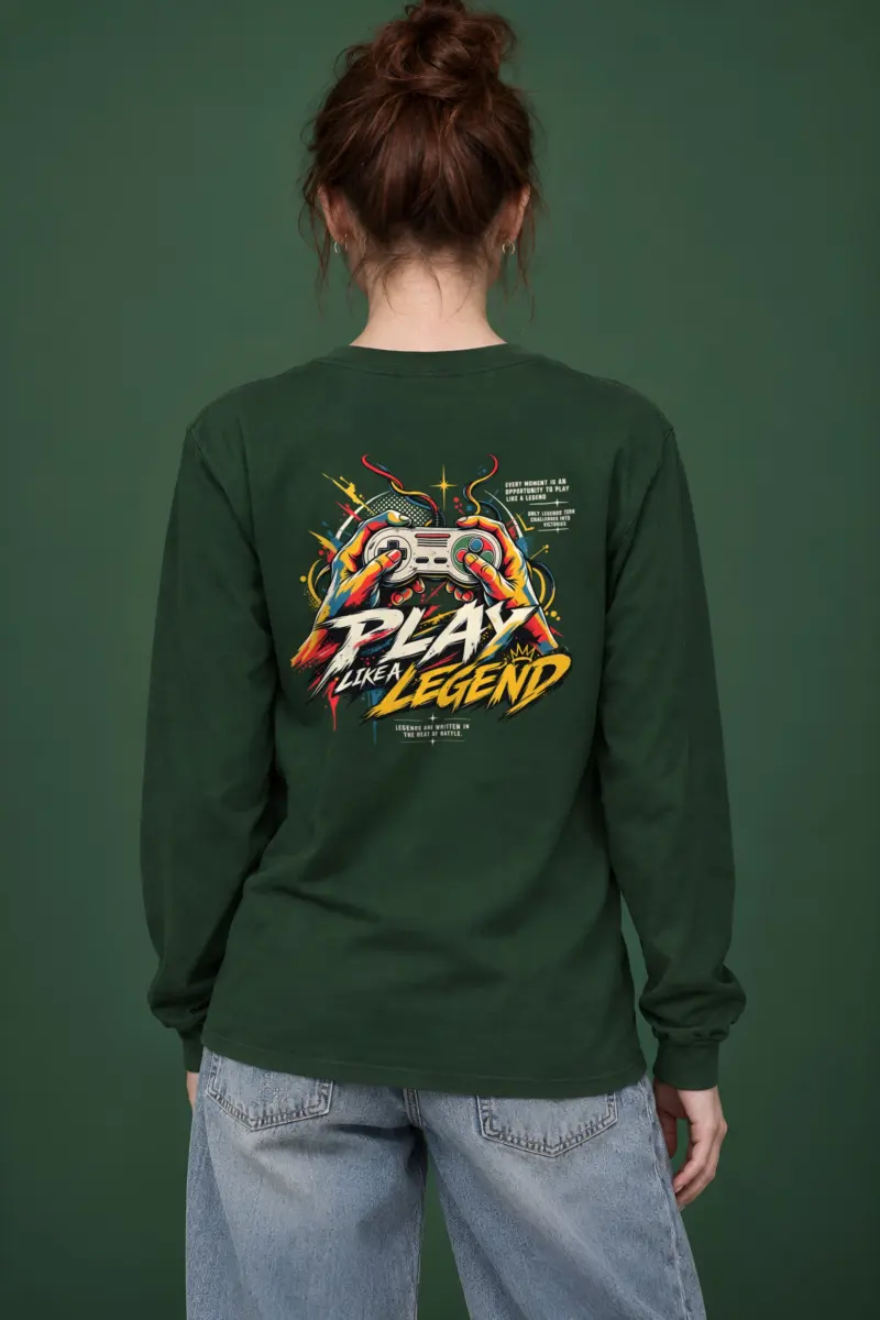 "Play Like a Legend" Unisex Longsleeve T-shirt