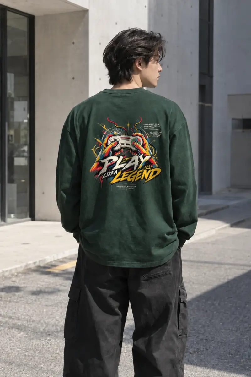 "Play Like a Legend" Unisex Longsleeve T-shirt | Gildan 2400