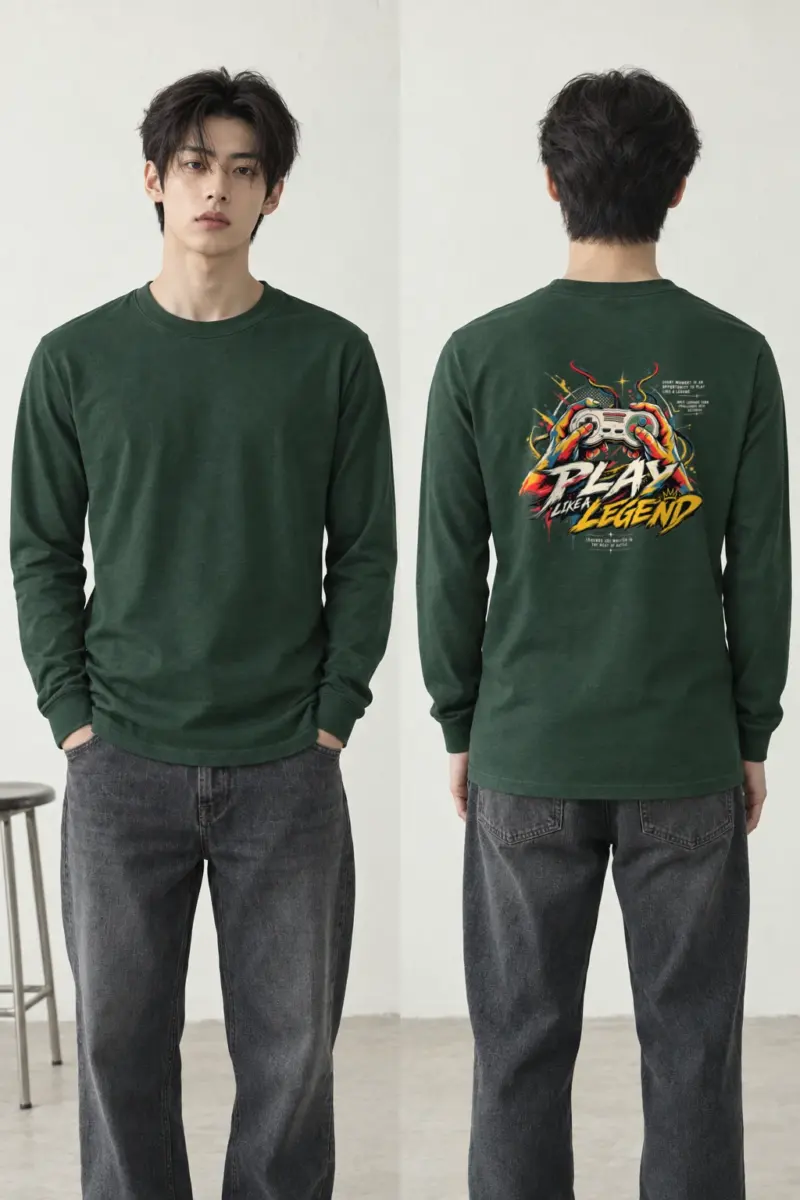 "Play Like a Legend" Unisex Longsleeve T-shirt