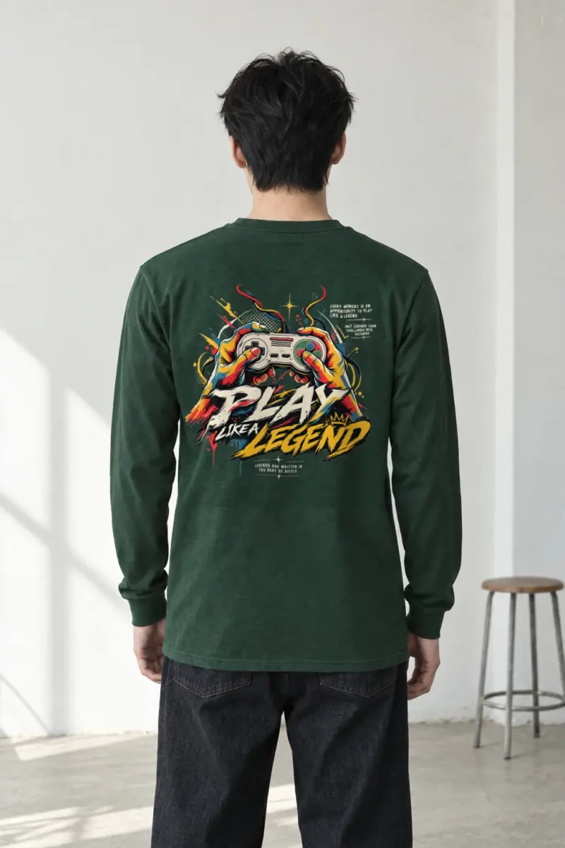 "Play Like a Legend" Unisex Longsleeve T-shirt