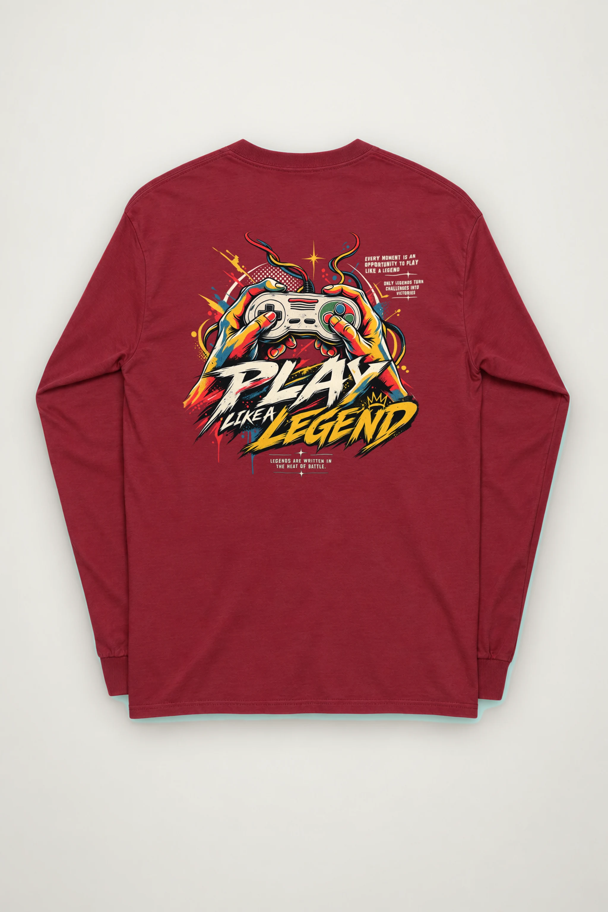 "Play Like a Legend" Unisex Longsleeve T-shirt
