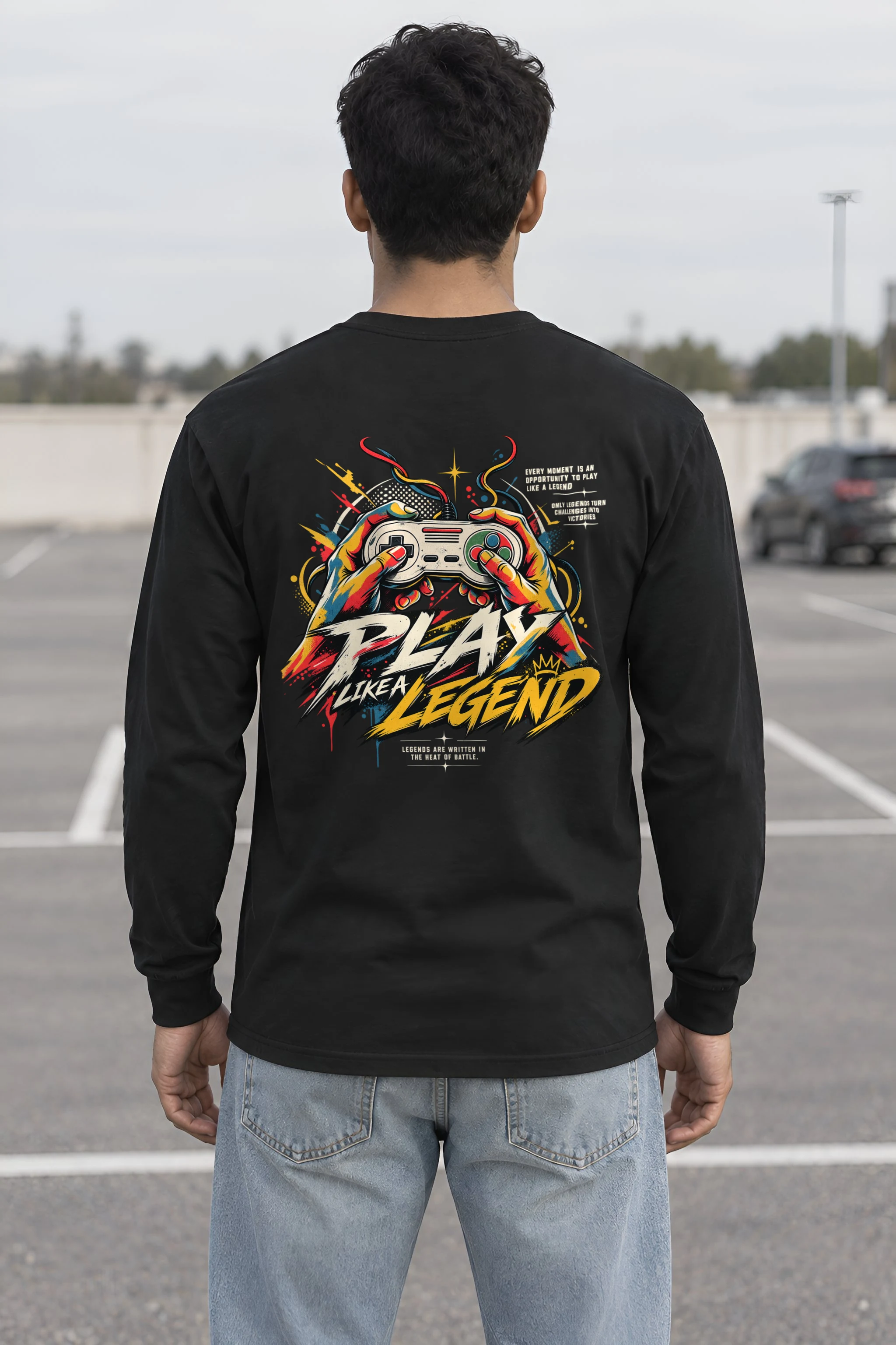 "Play Like a Legend" Unisex Longsleeve T-shirt