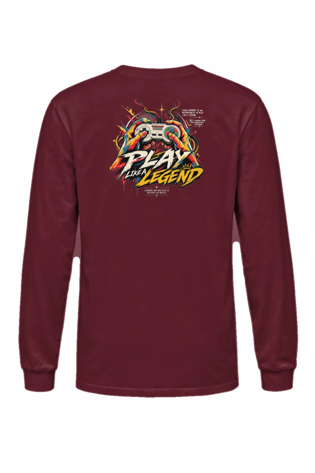 "Play Like a Legend" Unisex Longsleeve T-shirt | Gildan 2400