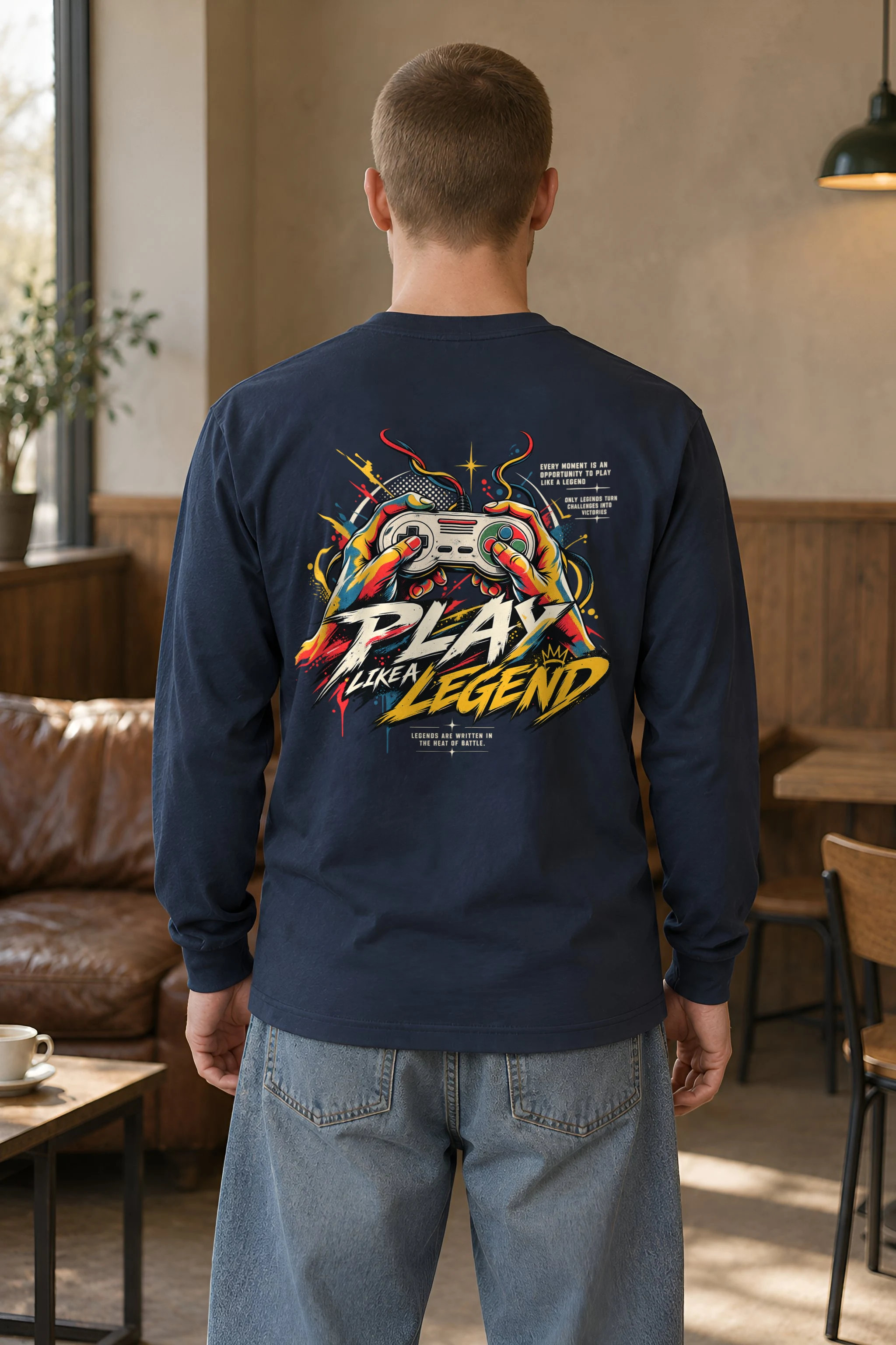 "Play Like a Legend" Unisex Longsleeve T-shirt