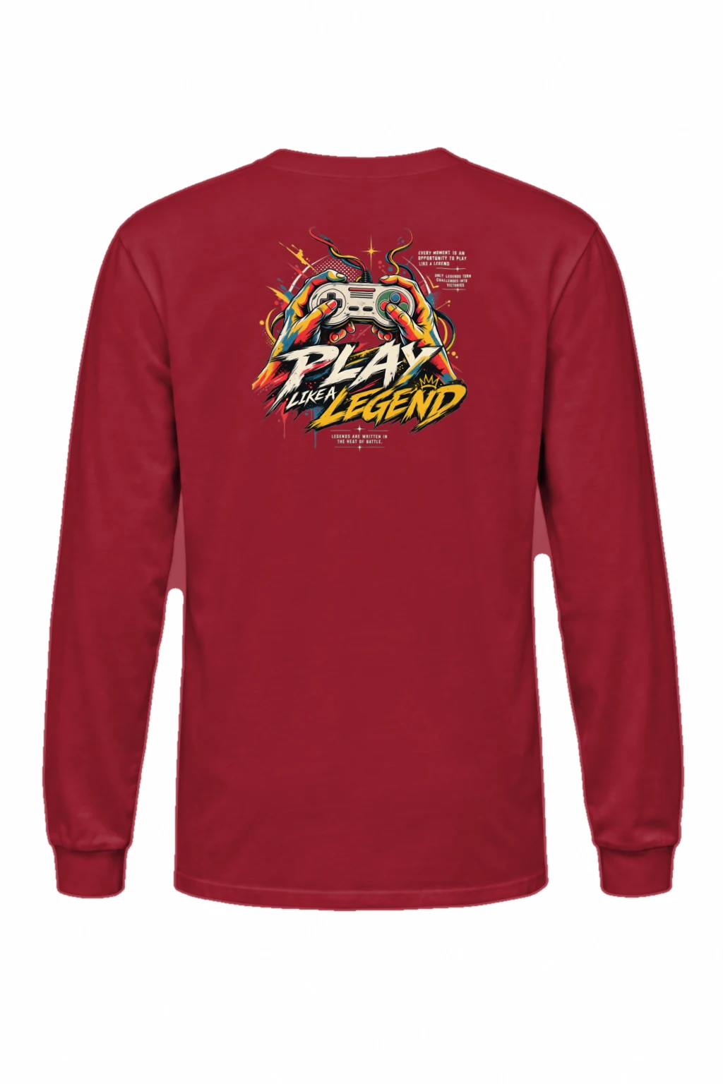 "Play Like a Legend" Unisex Longsleeve T-shirt | Gildan 2400