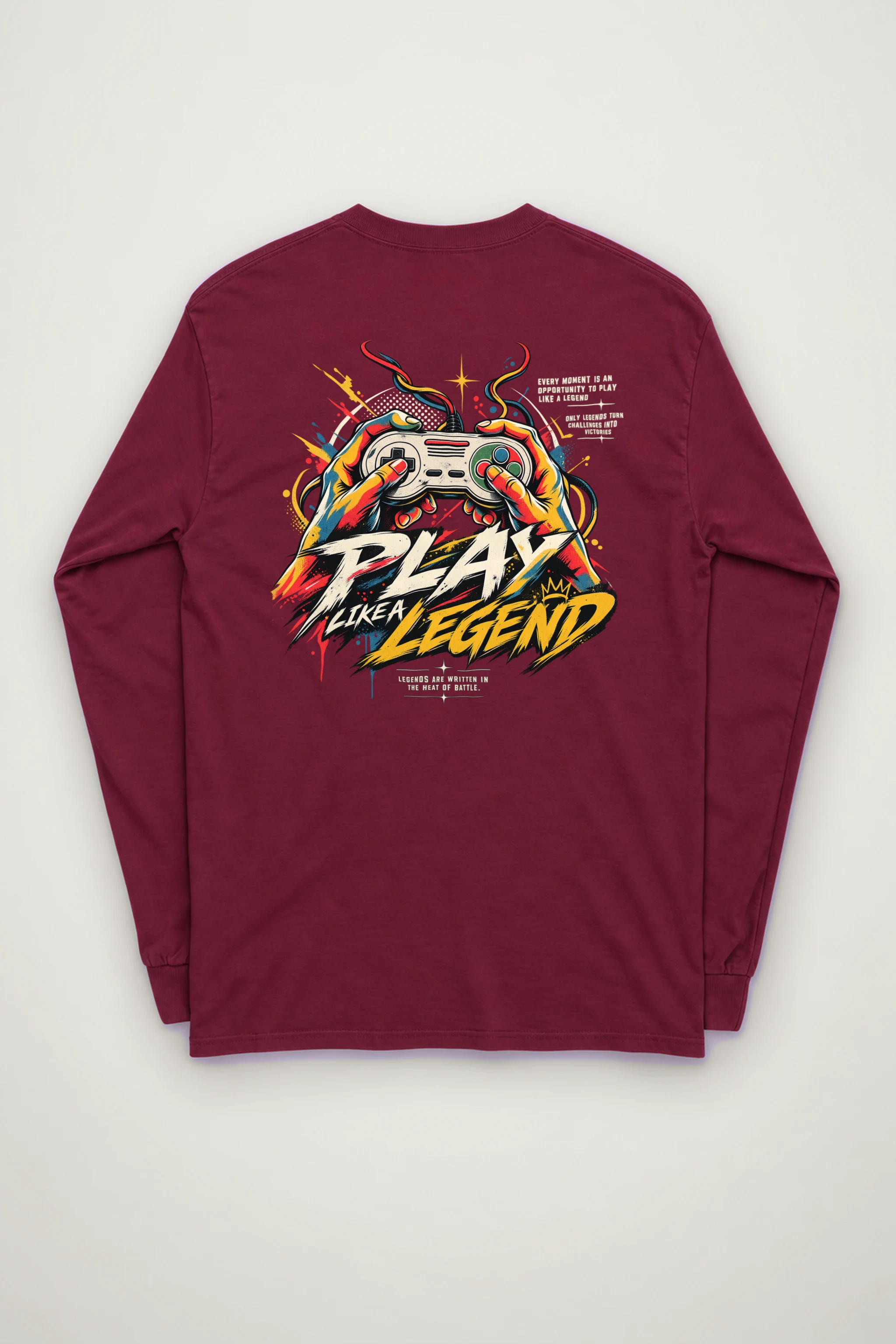 "Play Like a Legend" Unisex Longsleeve T-shirt