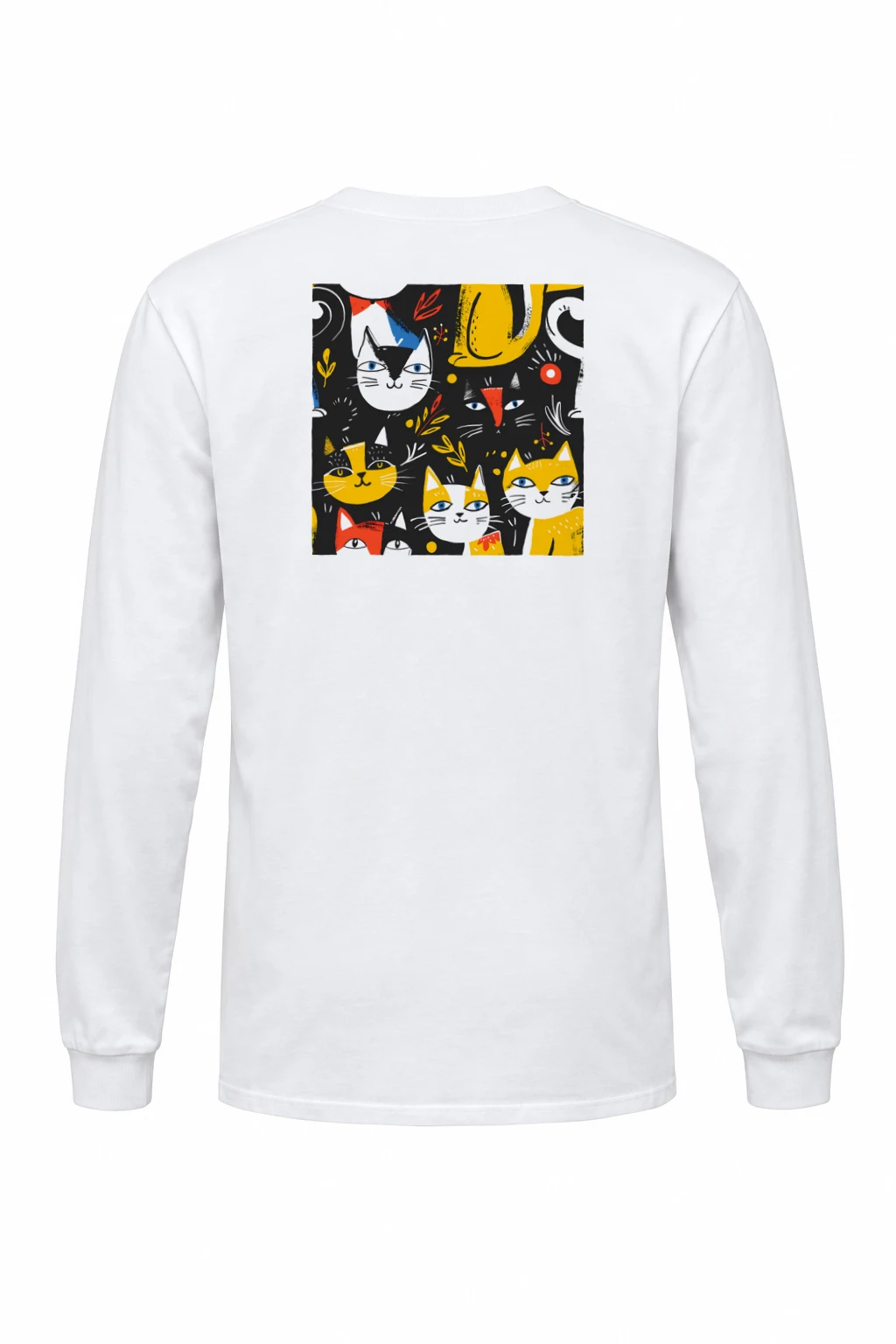 "Playful Cat Garden" Unisex Longsleeve T-shirt | Gildan 2400