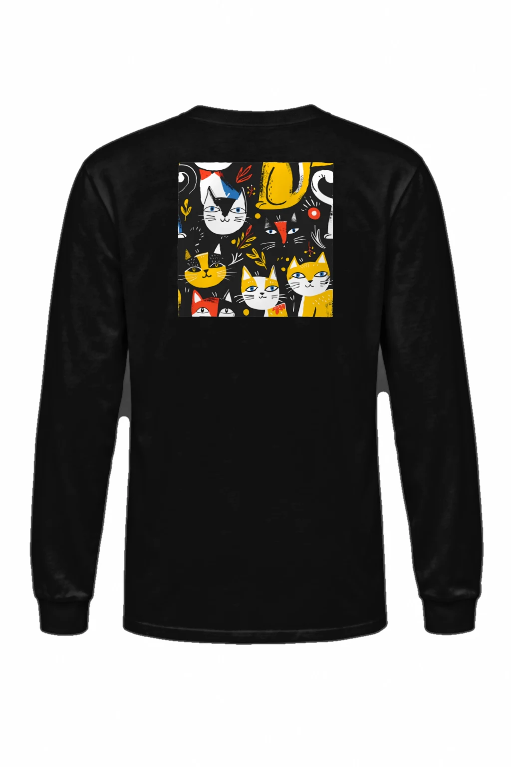 "Playful Cat Garden" Unisex Longsleeve T-shirt | Gildan 2400