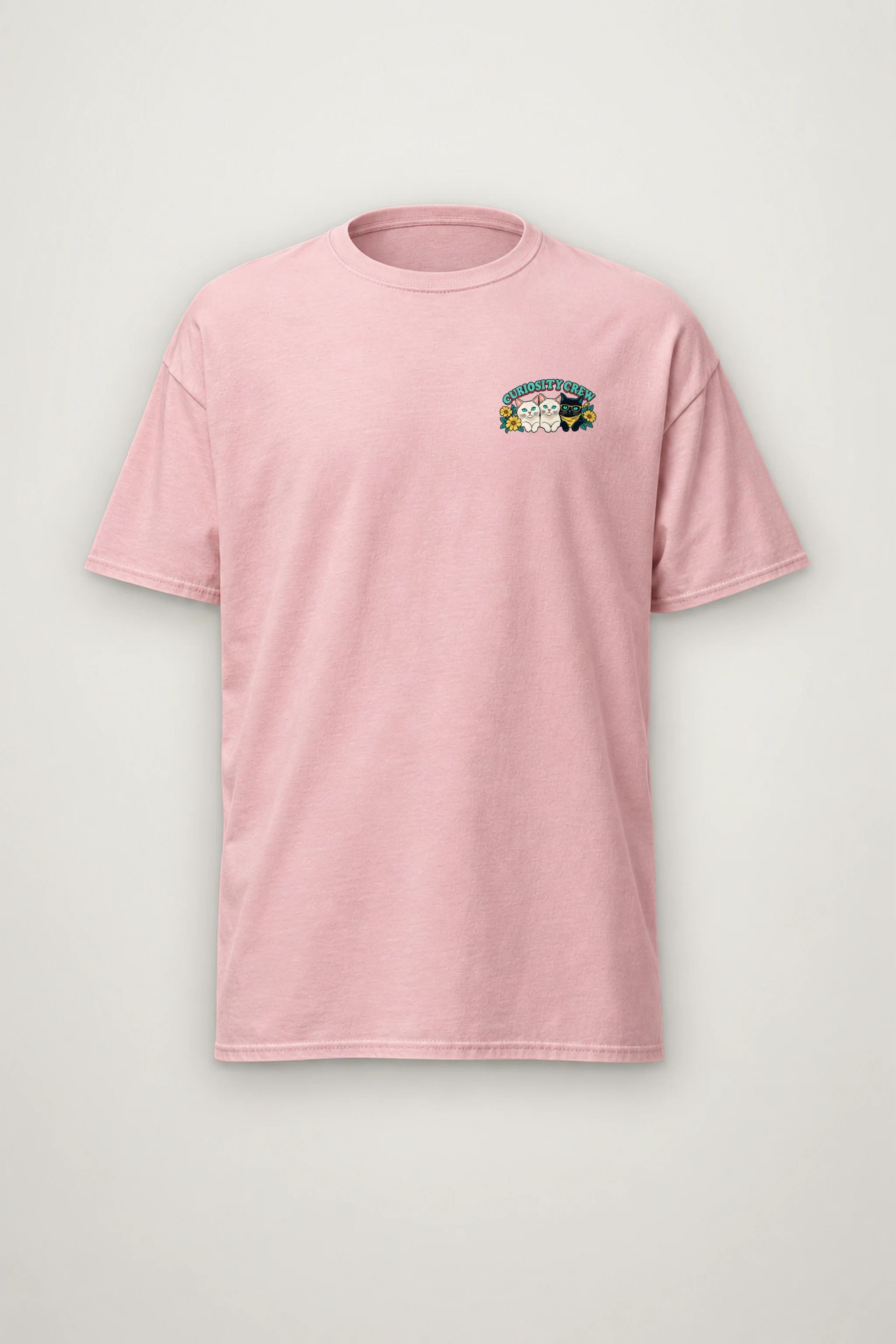 "Playroom Cat Parade" Heavyweight Unisex Crewneck T-shirt