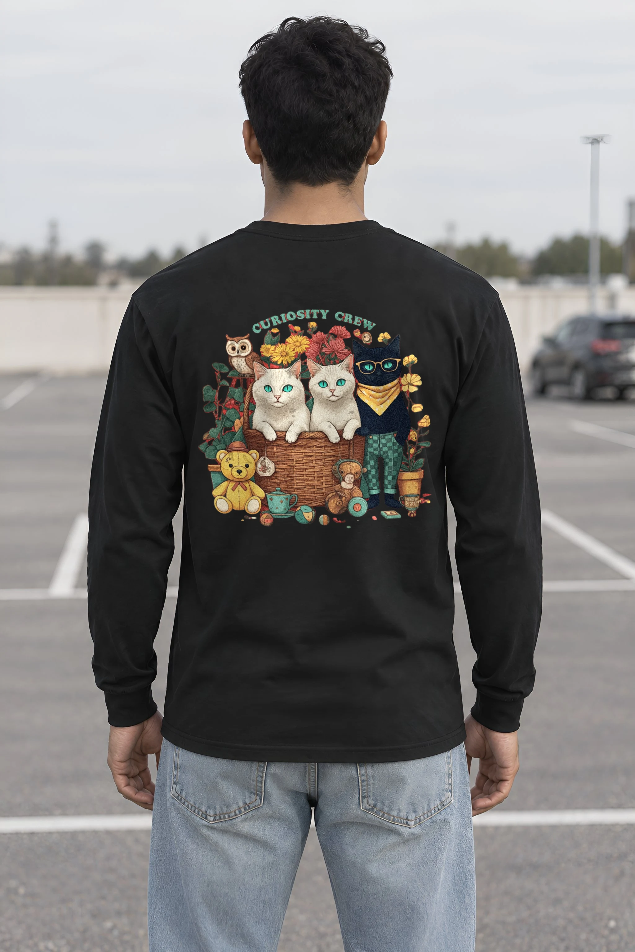 "Playroom Paws" Unisex Longsleeve T-shirt