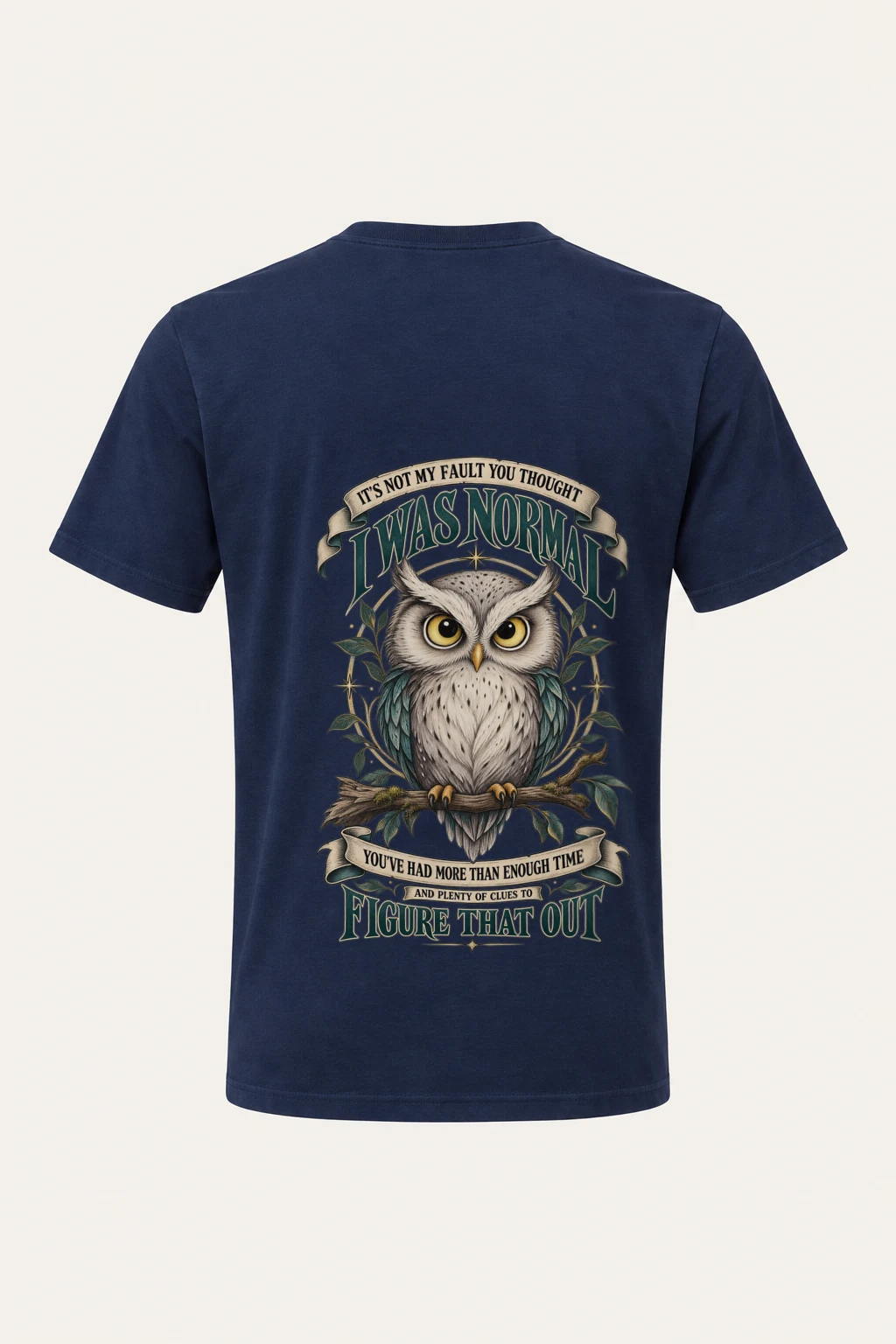 "Plenty Of Clues" Heavyweight Unisex Crewneck T-shirt | Gildan 5000