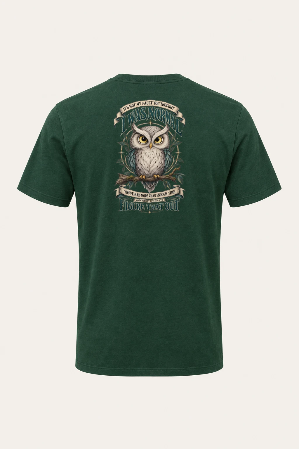 "Plenty Of Clues" Heavyweight Unisex Crewneck T-shirt | Gildan 5000